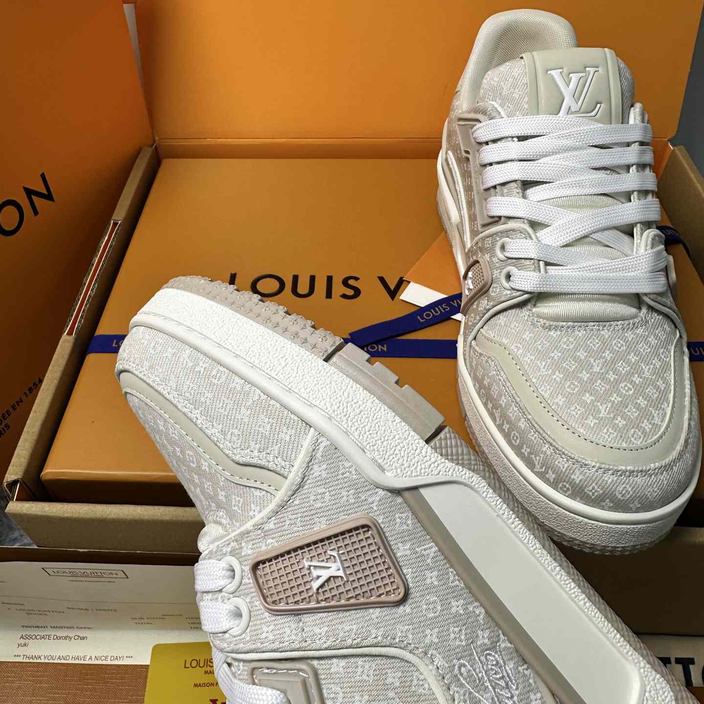 Louis Vuitton LV Trainer Sneaker 1AKQ51（upon uk size） - DesignerGu