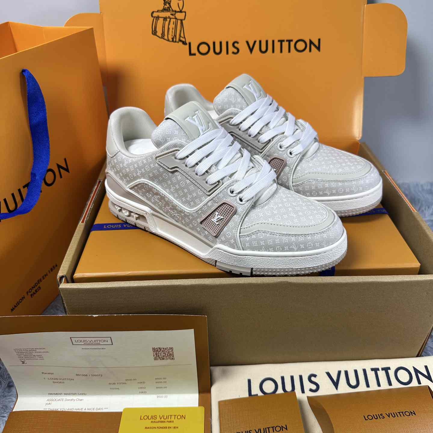 Louis Vuitton LV Trainer Sneaker 1AKQ51（upon uk size） - DesignerGu