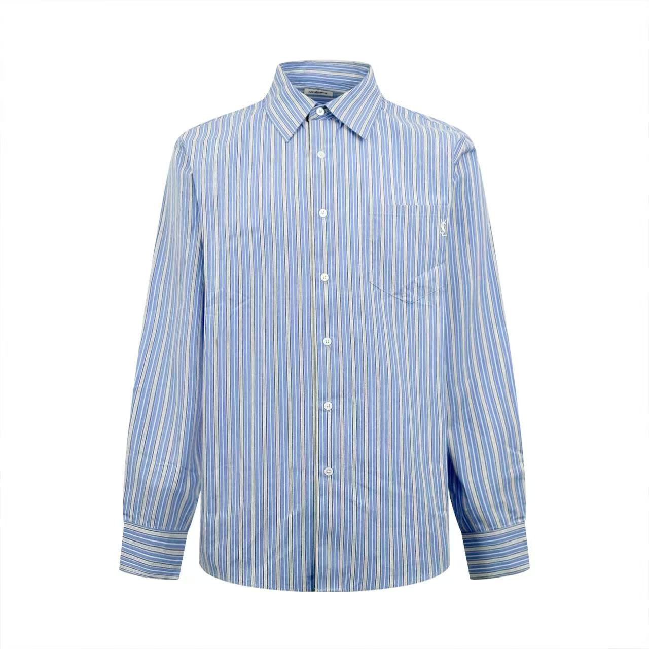 Saint Laurent Cassandre Button-Up Shirt - DesignerGu