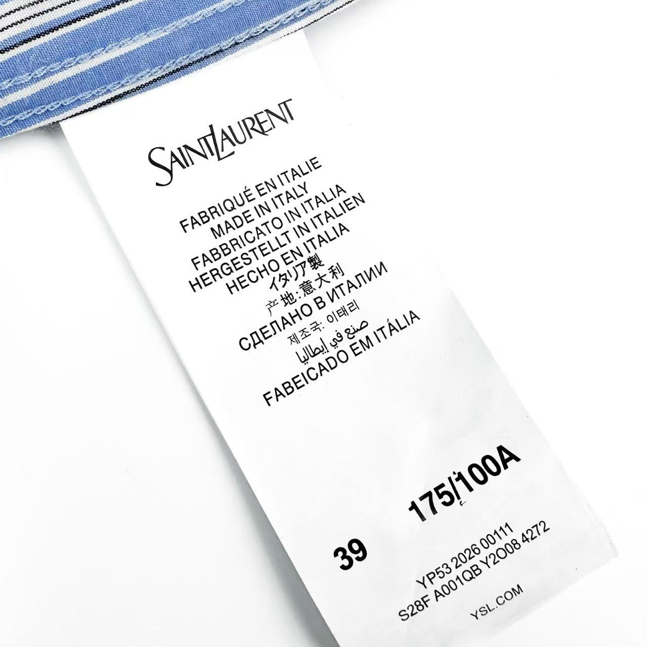 Saint Laurent Cassandre Button-Up Shirt - DesignerGu
