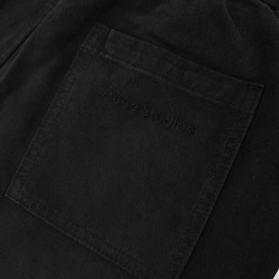 Acne Studios Washed Cotton Trousers - DesignerGu