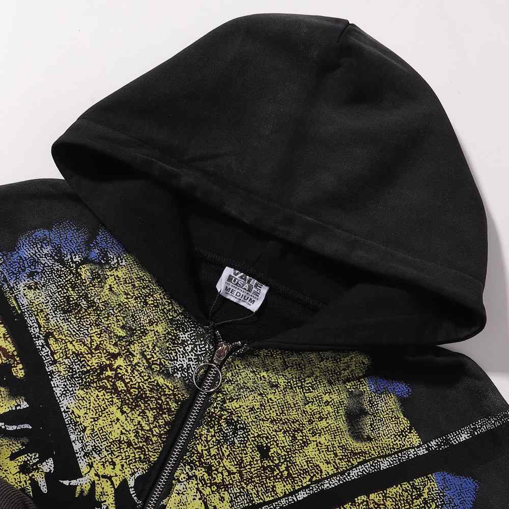 Vale Forever Gravedigger Zip-Up Hoodie - DesignerGu