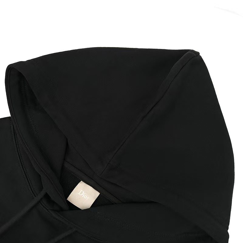 Dior Hooded Sweatshirt with Dior Embroidery, Relaxed Fit - DesignerGu