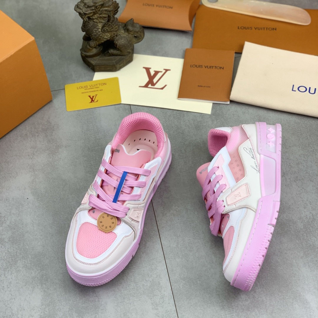 Louis Vuitton LV Trainer Sneaker 1AJS91（upon uk size） - DesignerGu