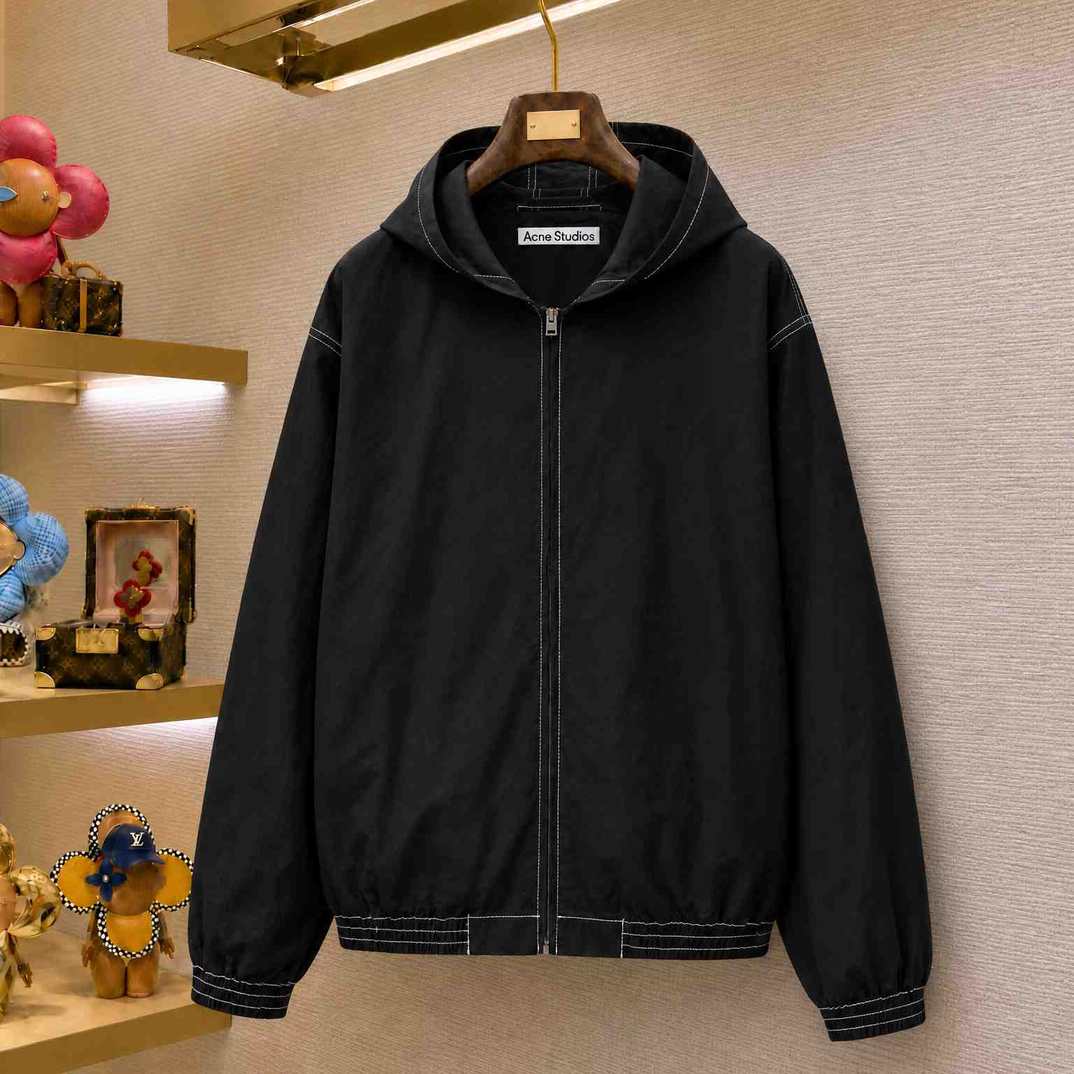 Acne Studios Hooded Logo Jacket - DesignerGu