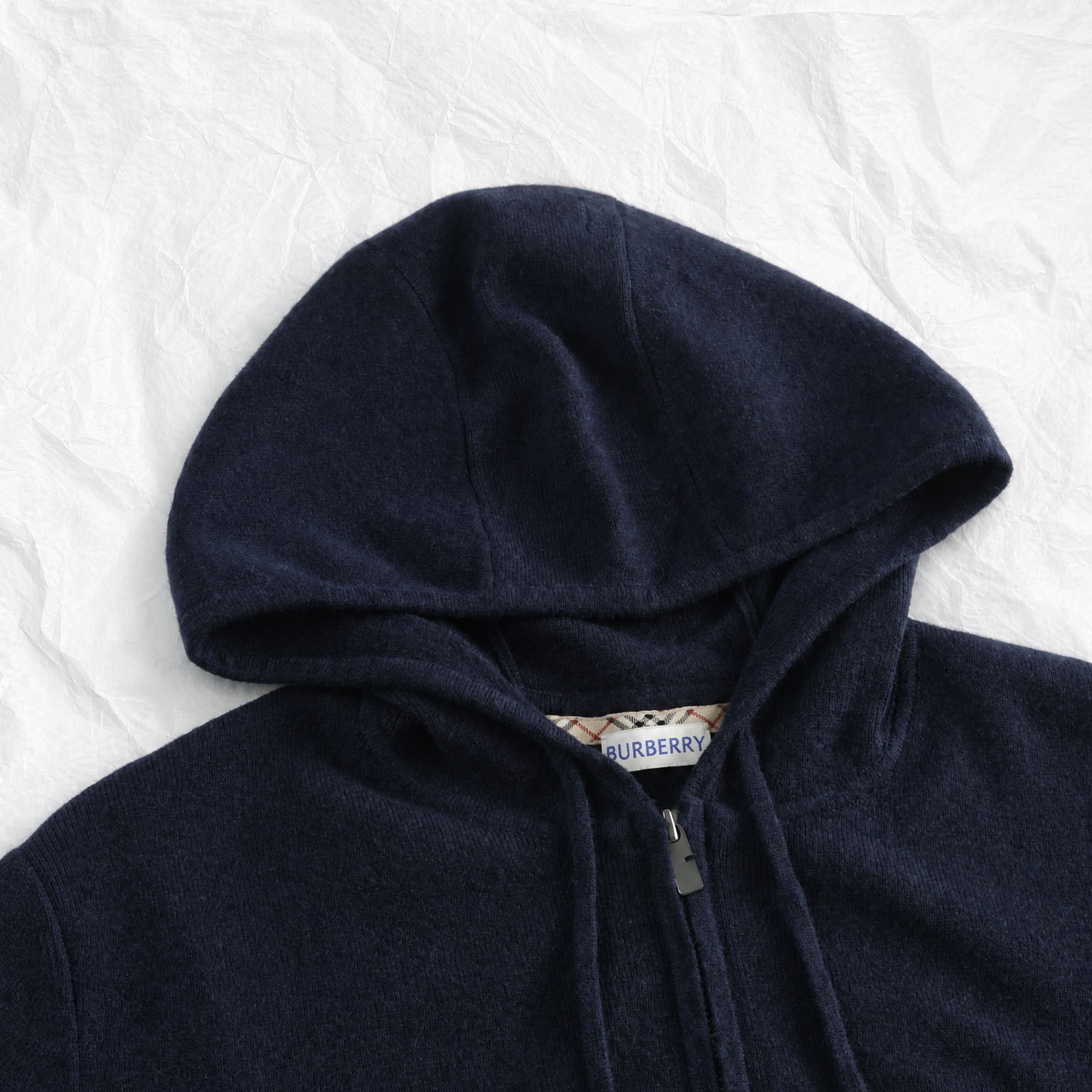 Burberry Cashmere Blend Zip Hoodie - DesignerGu