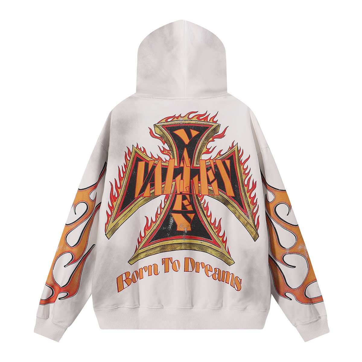 Vale Forever Reborn Waffle Zip Up 'White' - DesignerGu