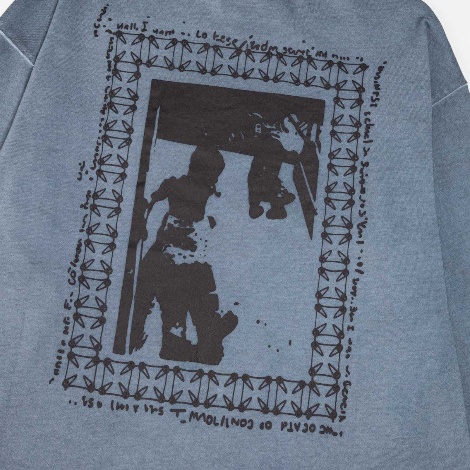 Enfants Riches Déprimés Boy In Chains Long-Sleeve T-Shirt 'Faded Blue' - DesignerGu