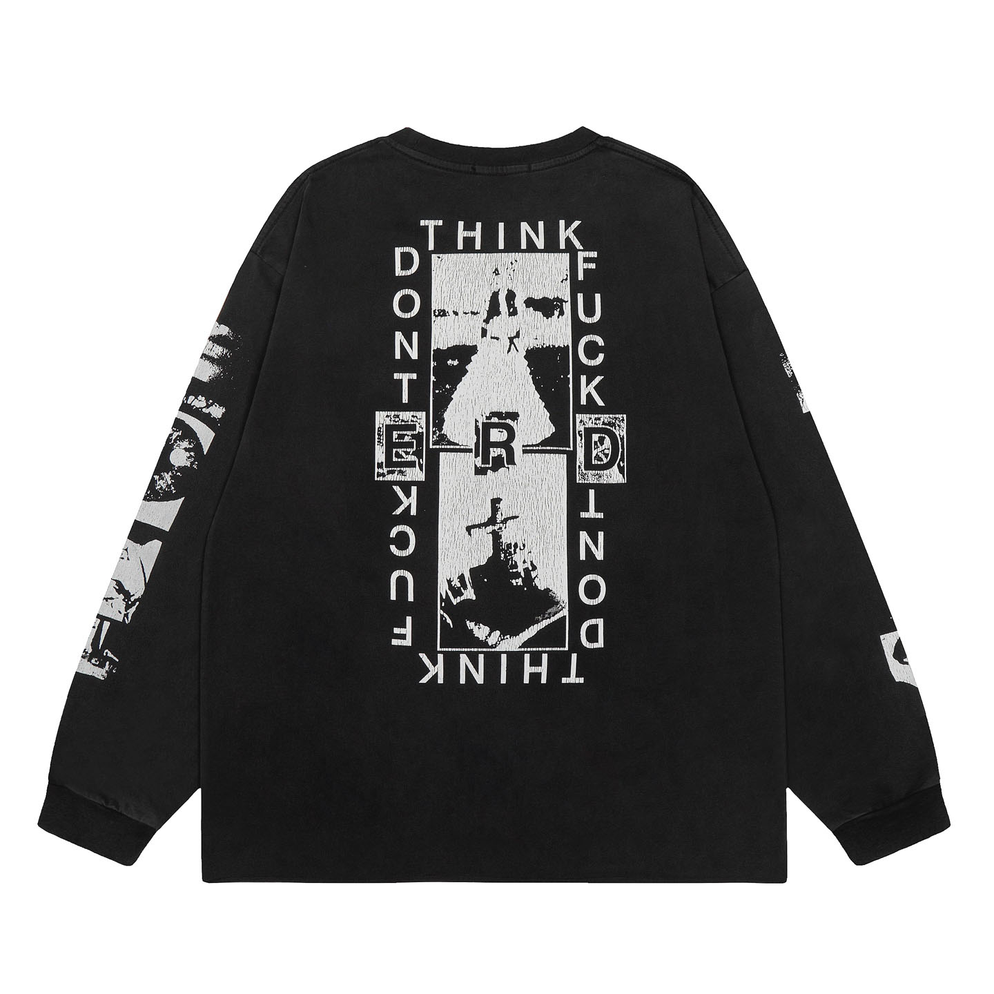 Enfants Riches Déprimés Lips Long Sleeve T-Shirt - DesignerGu