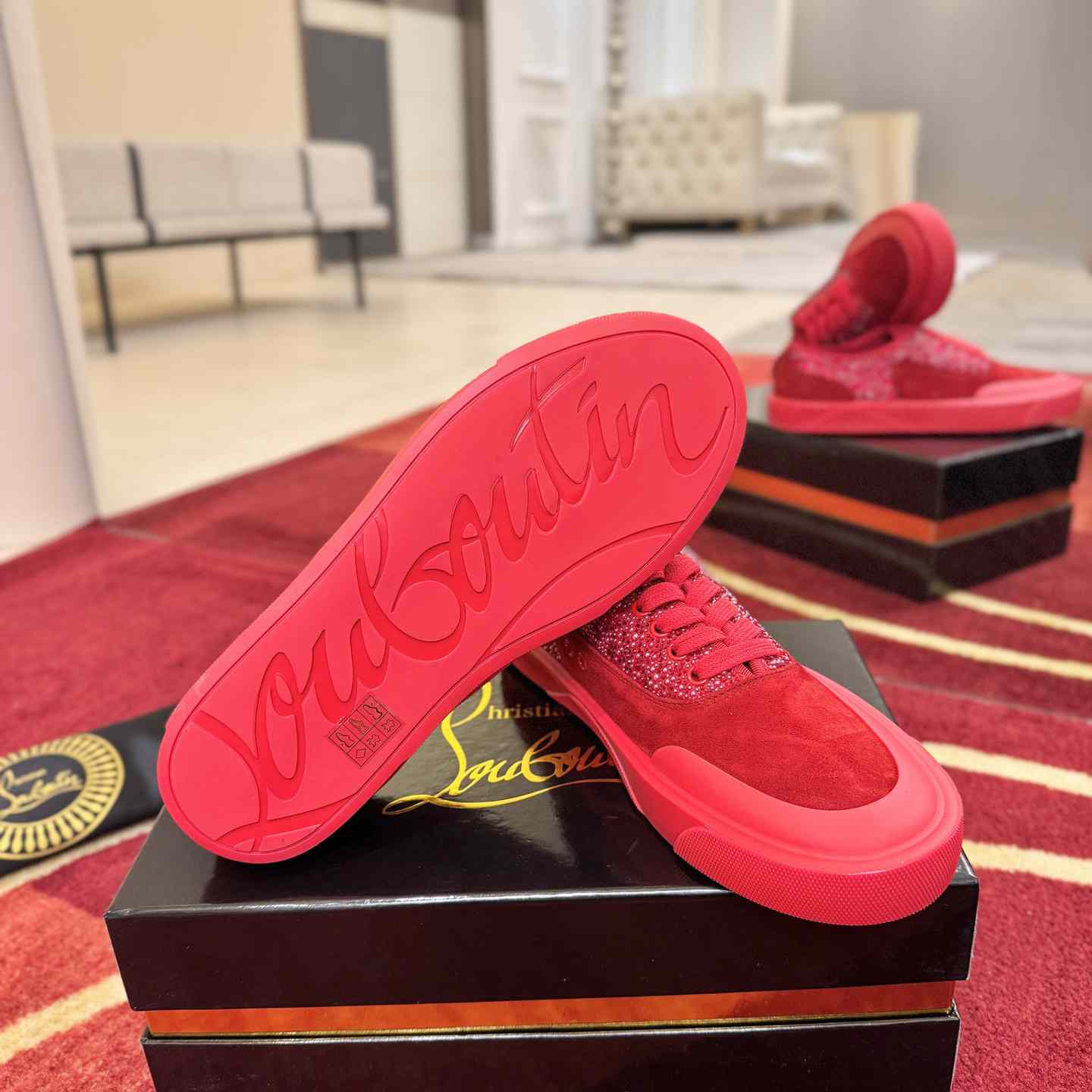 Christian Louboutin Tactical Skate Sneakers - DesignerGu