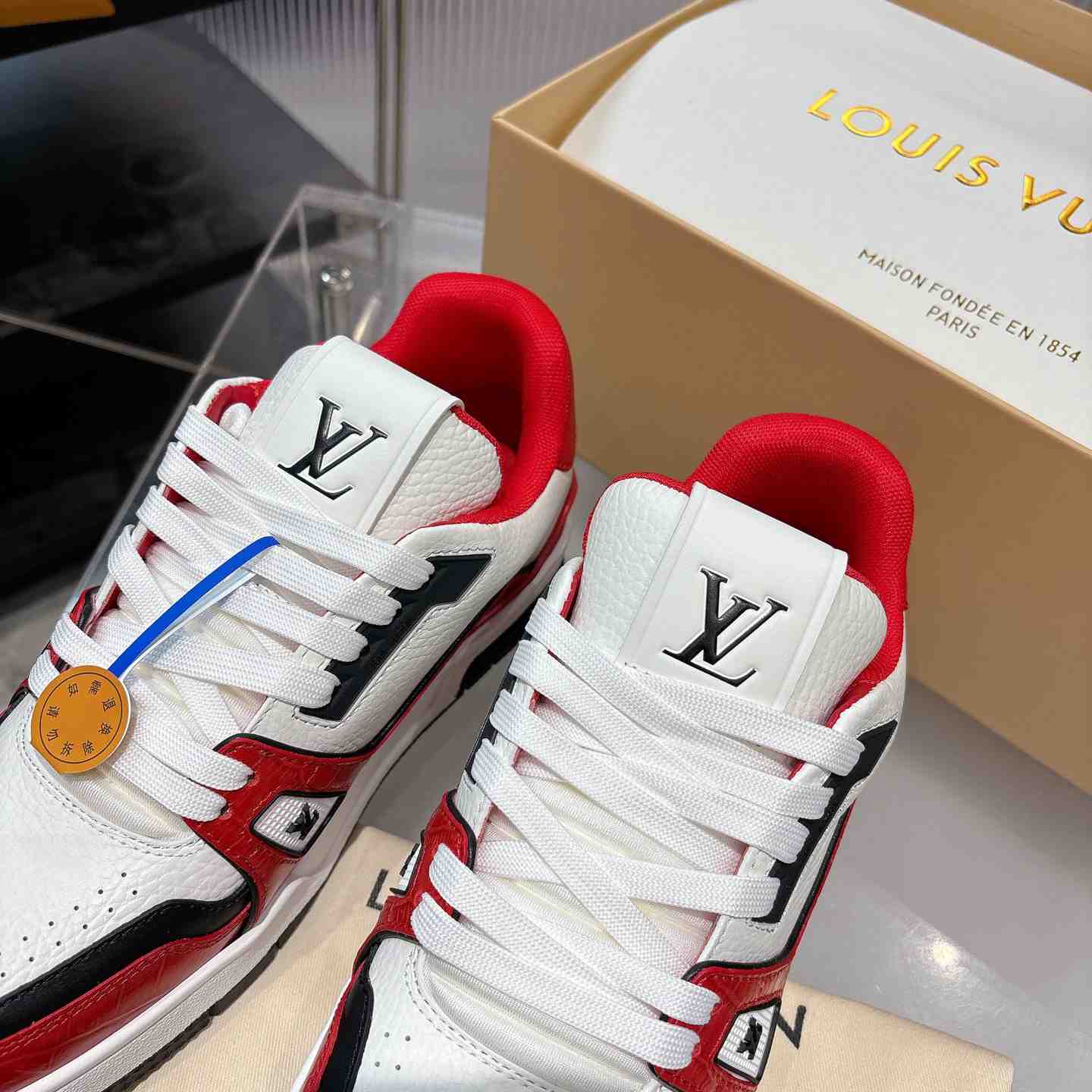 Louis Vuitton LV Trainer Sneaker 1AIWI9 (upon uk size） - DesignerGu