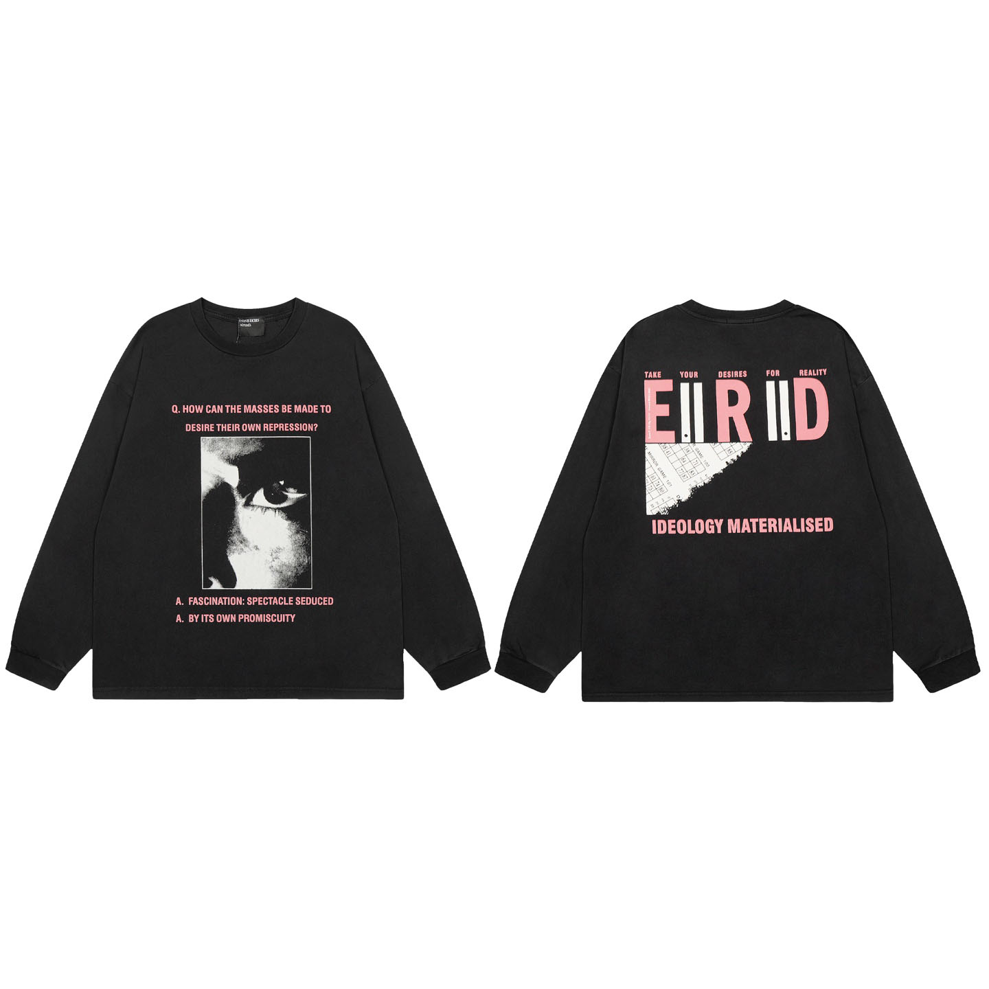 Enfants Riches Déprimés Maxfield Exclusive Ideology Materialized Long Sleeve T-Shirt - DesignerGu