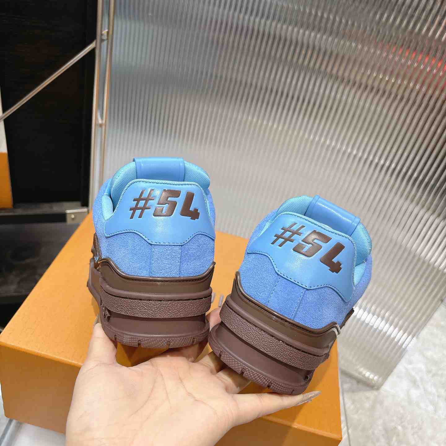 Louis Vuitton LV Trainer Sneaker 1AJ393  (upon uk size） - DesignerGu
