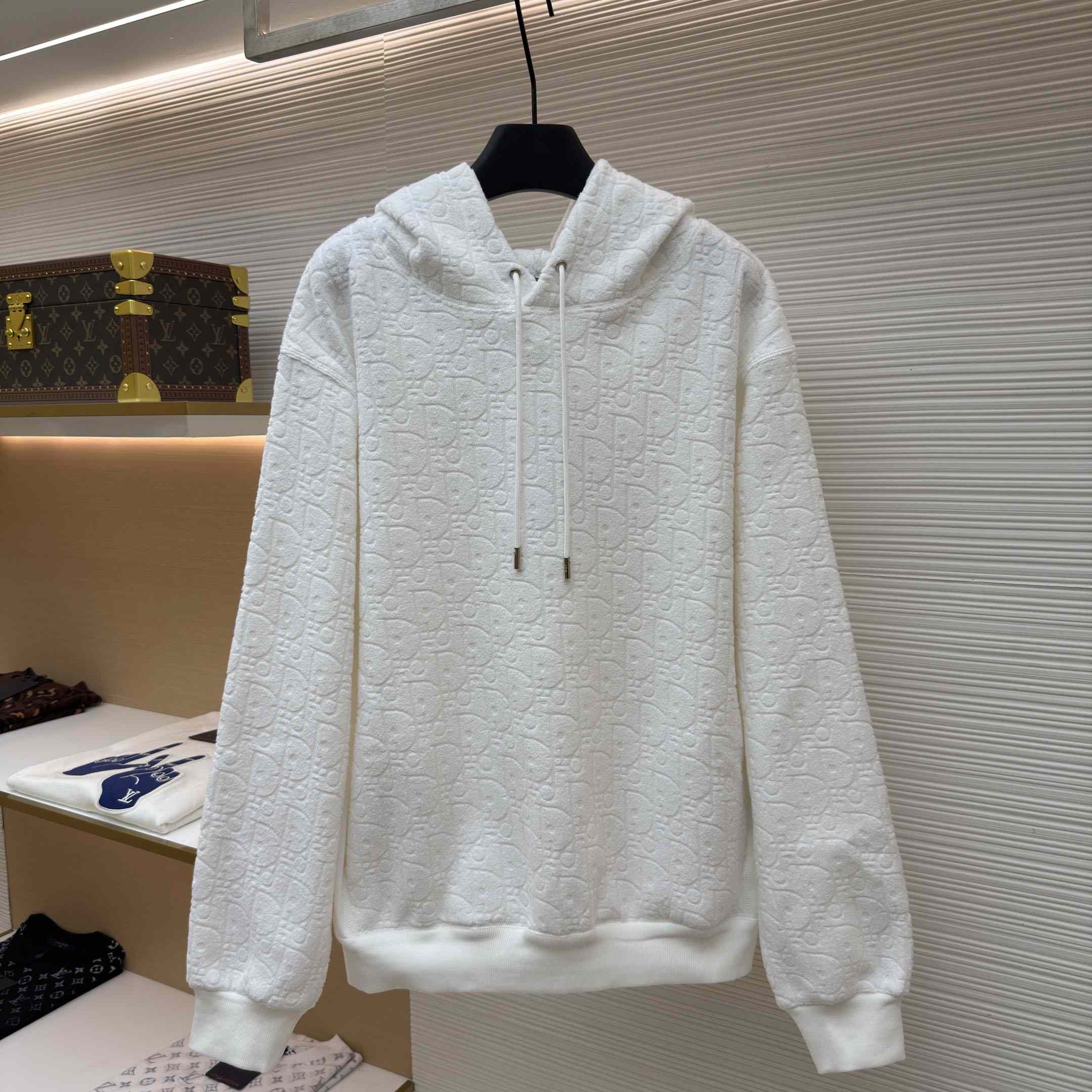 Dior Oblique Relaxed-Fit Hooded Sweatshirt - DesignerGu
