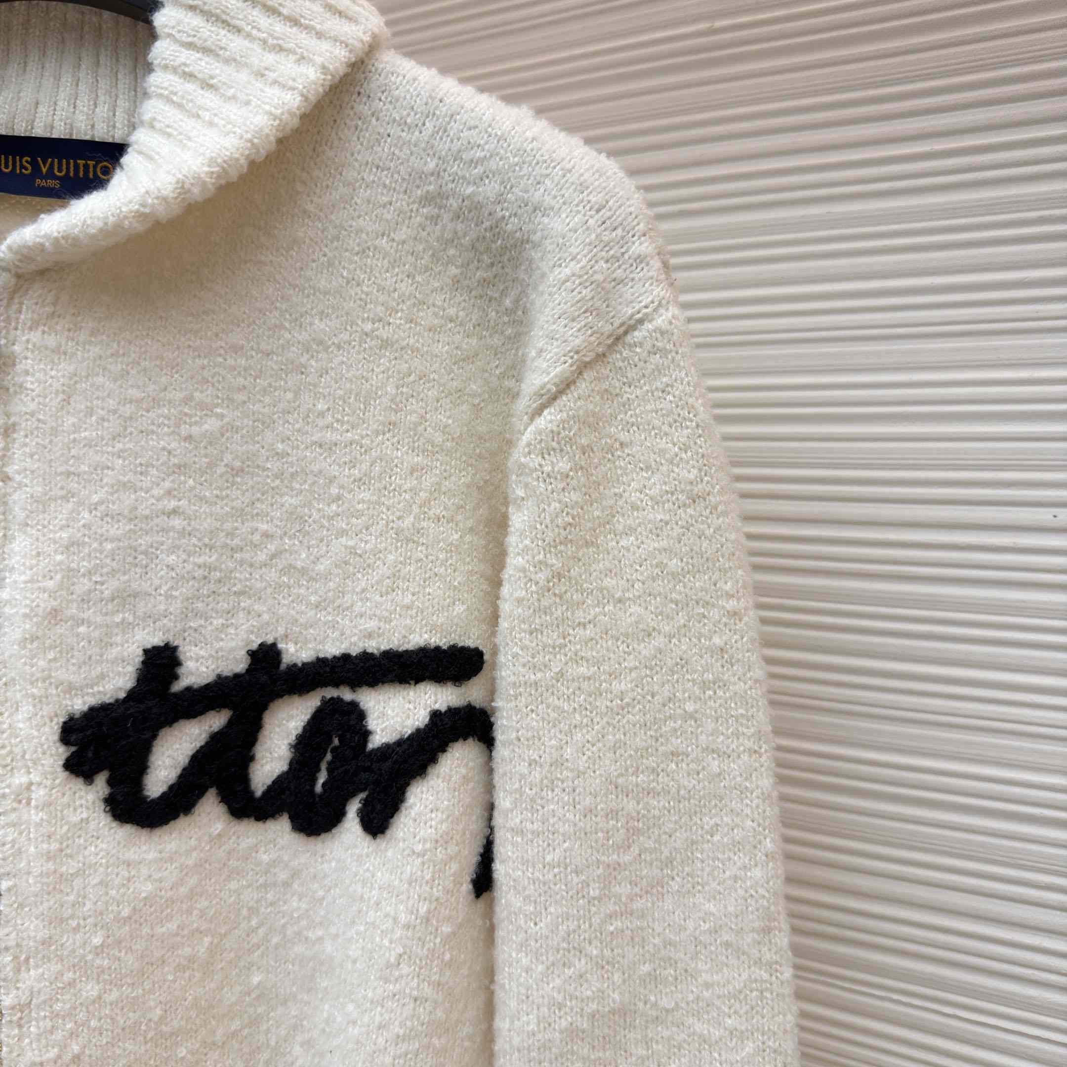 Louis Vuitton Embroidered Signature Zippered Blouson 1AKLWH - DesignerGu