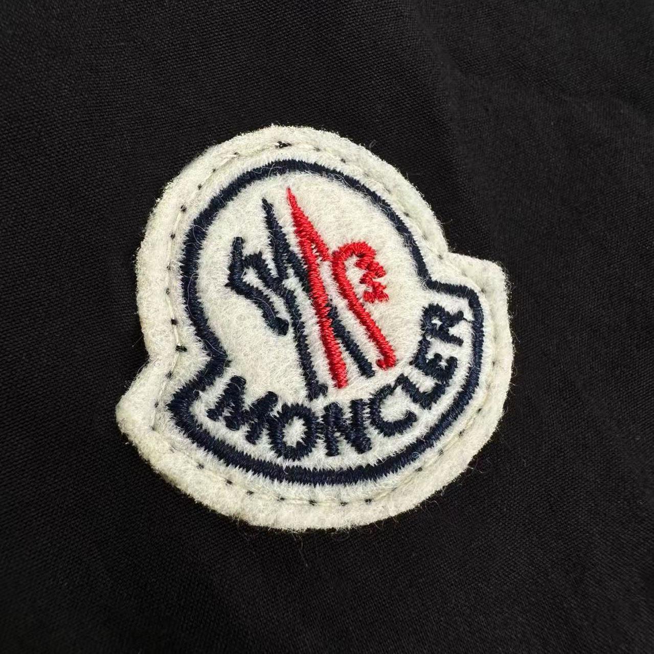 Moncler Cotton Full-Zip Shirt Jacket with Logo D-Ring - DesignerGu