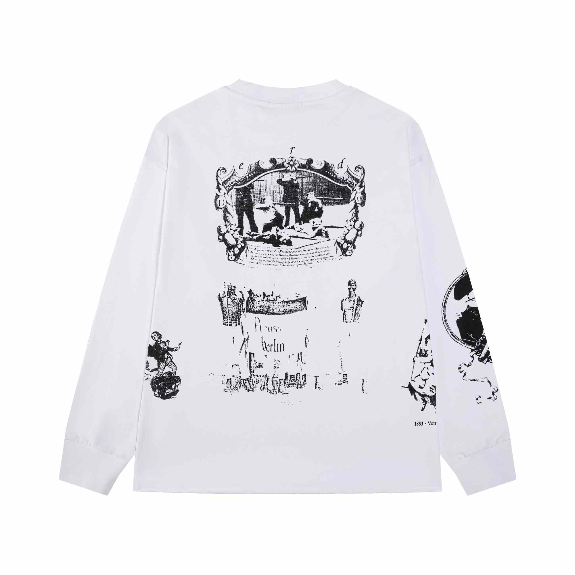 Enfants Riches Déprimés Napoleon Long-Sleeve T-Shirt  - DesignerGu