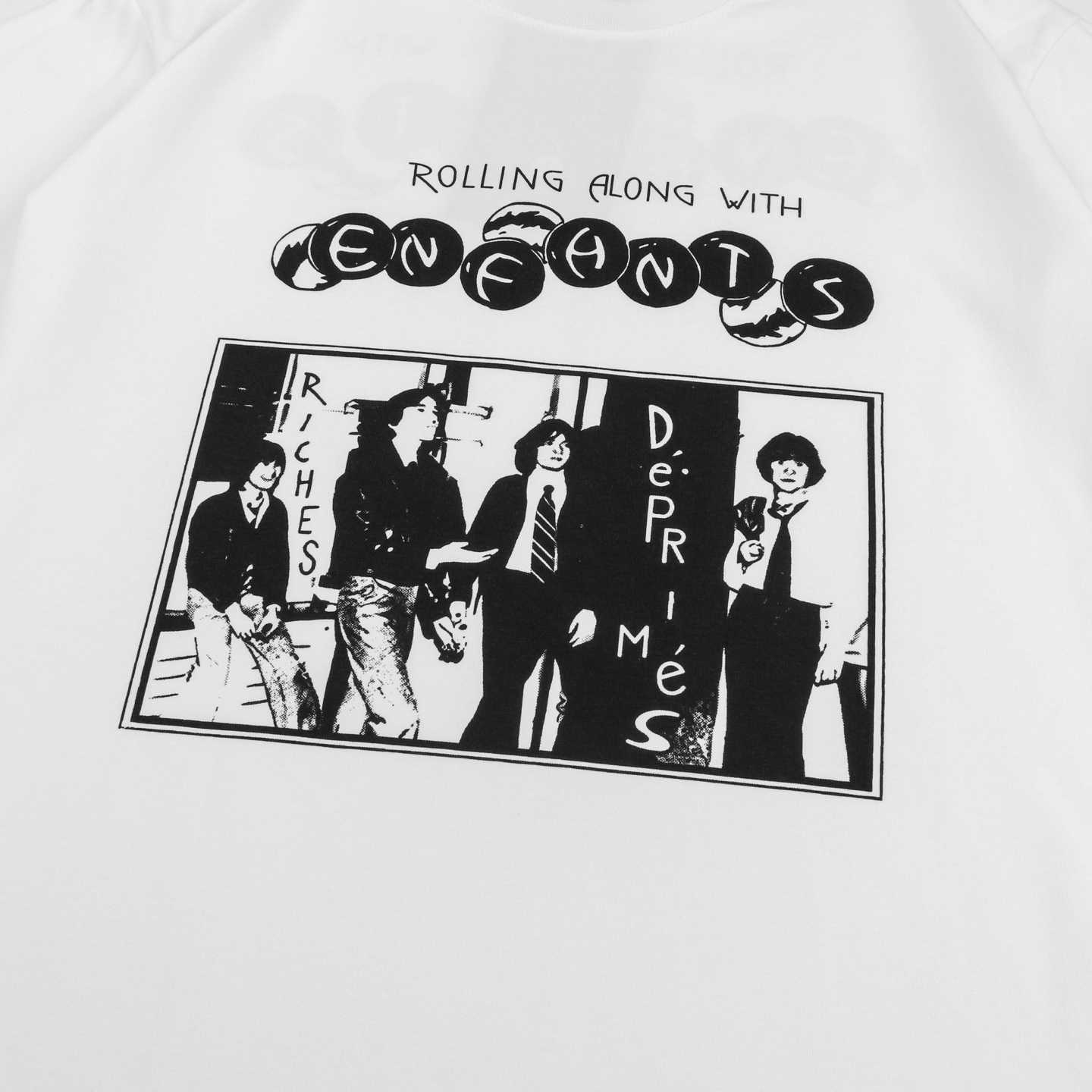 Enfants Riches Déprimés White Rolling With Enfants T-Shirt - DesignerGu