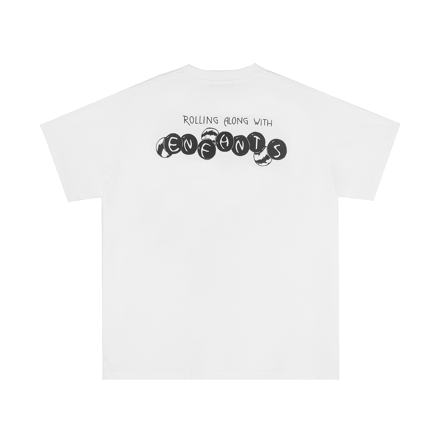 Enfants Riches Déprimés White Rolling With Enfants T-Shirt - DesignerGu
