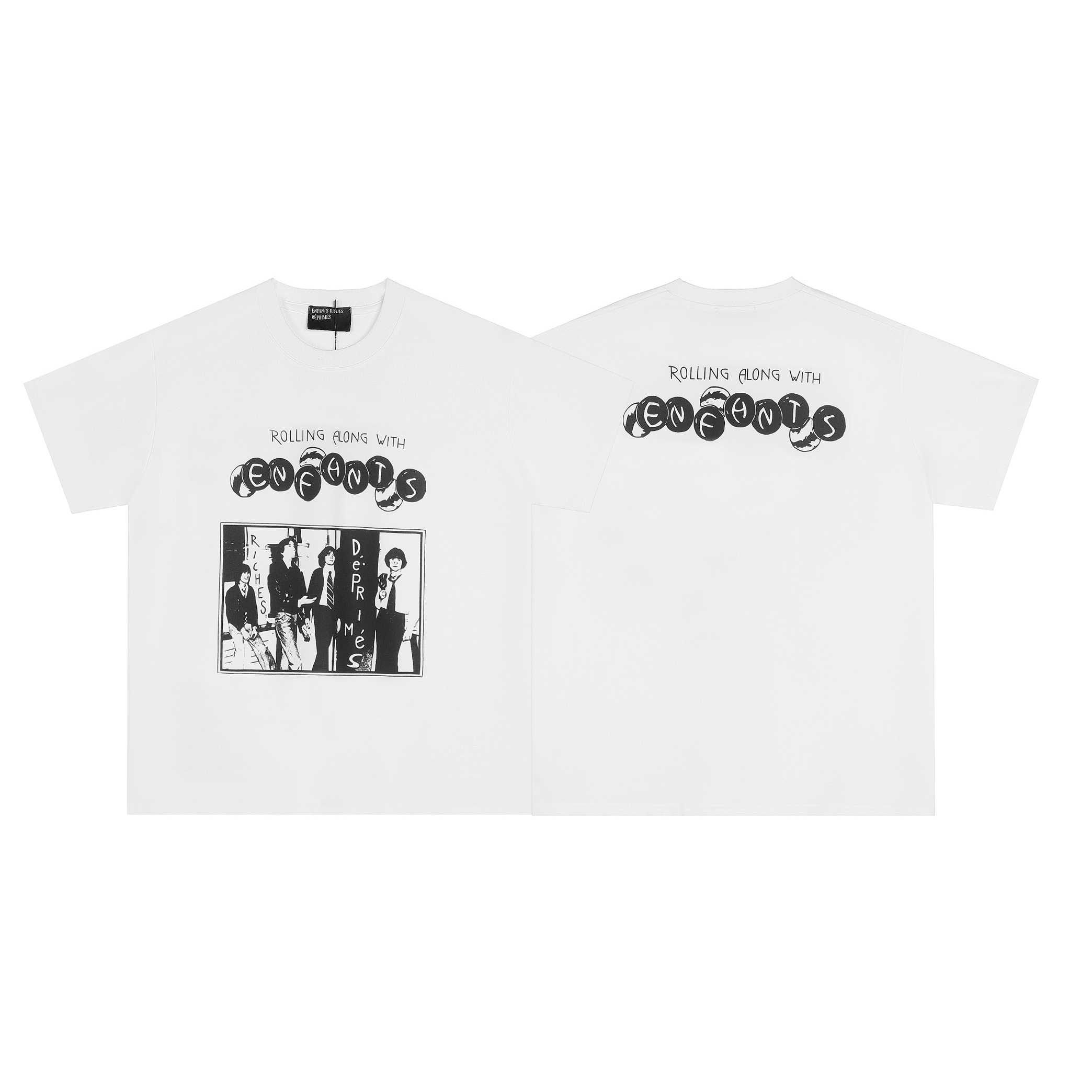 Enfants Riches Déprimés White Rolling With Enfants T-Shirt - DesignerGu