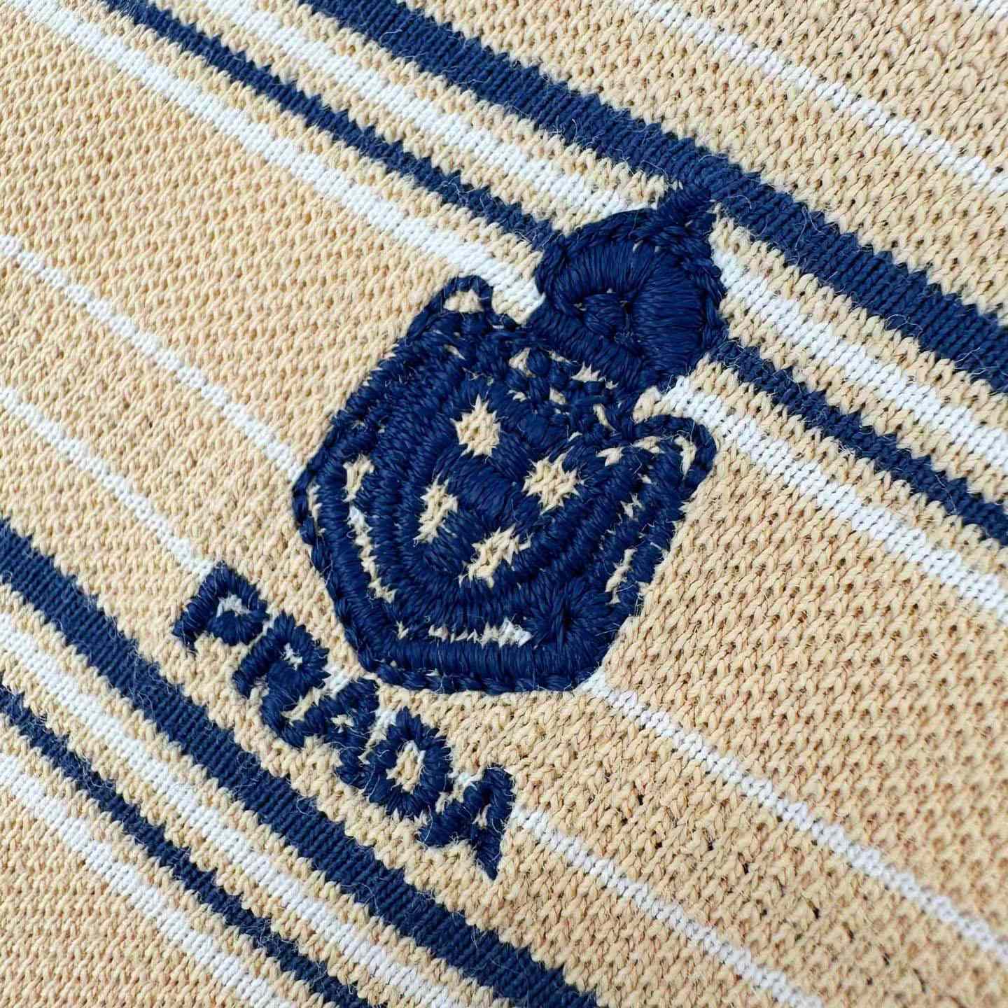Prada Striped Cotton Piqué Polo Shirt - DesignerGu