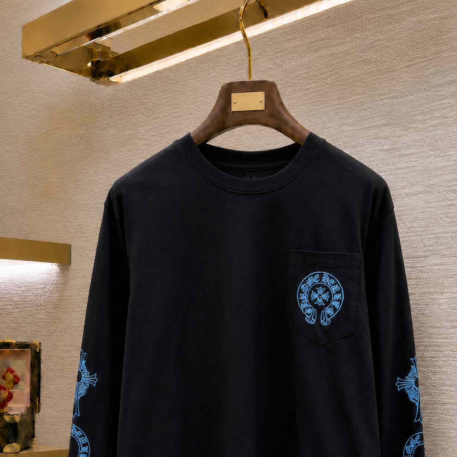 Chrome Hearts Multi Logo Long-Sleeve 'Black' - DesignerGu