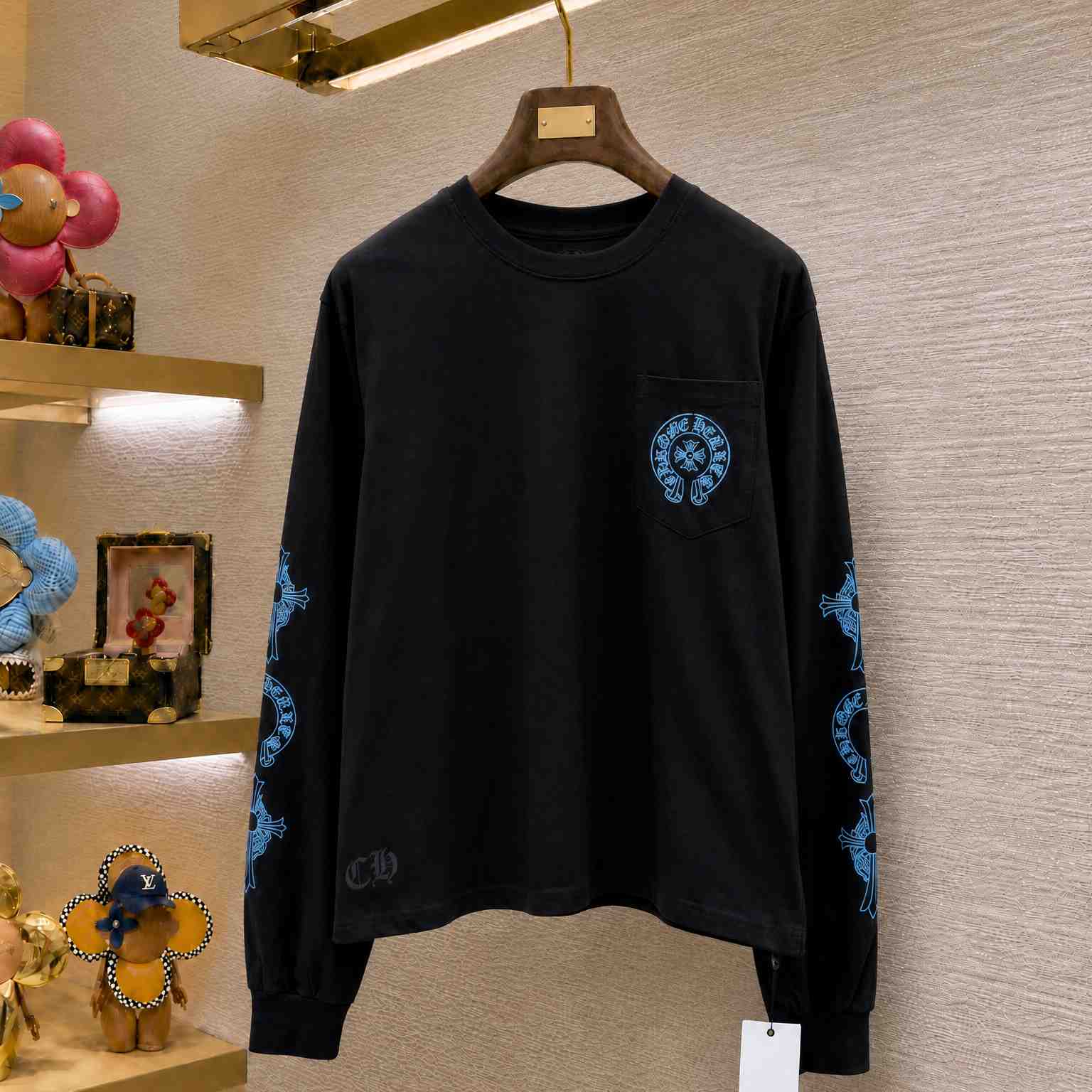 Chrome Hearts Multi Logo Long-Sleeve 'Black' - DesignerGu