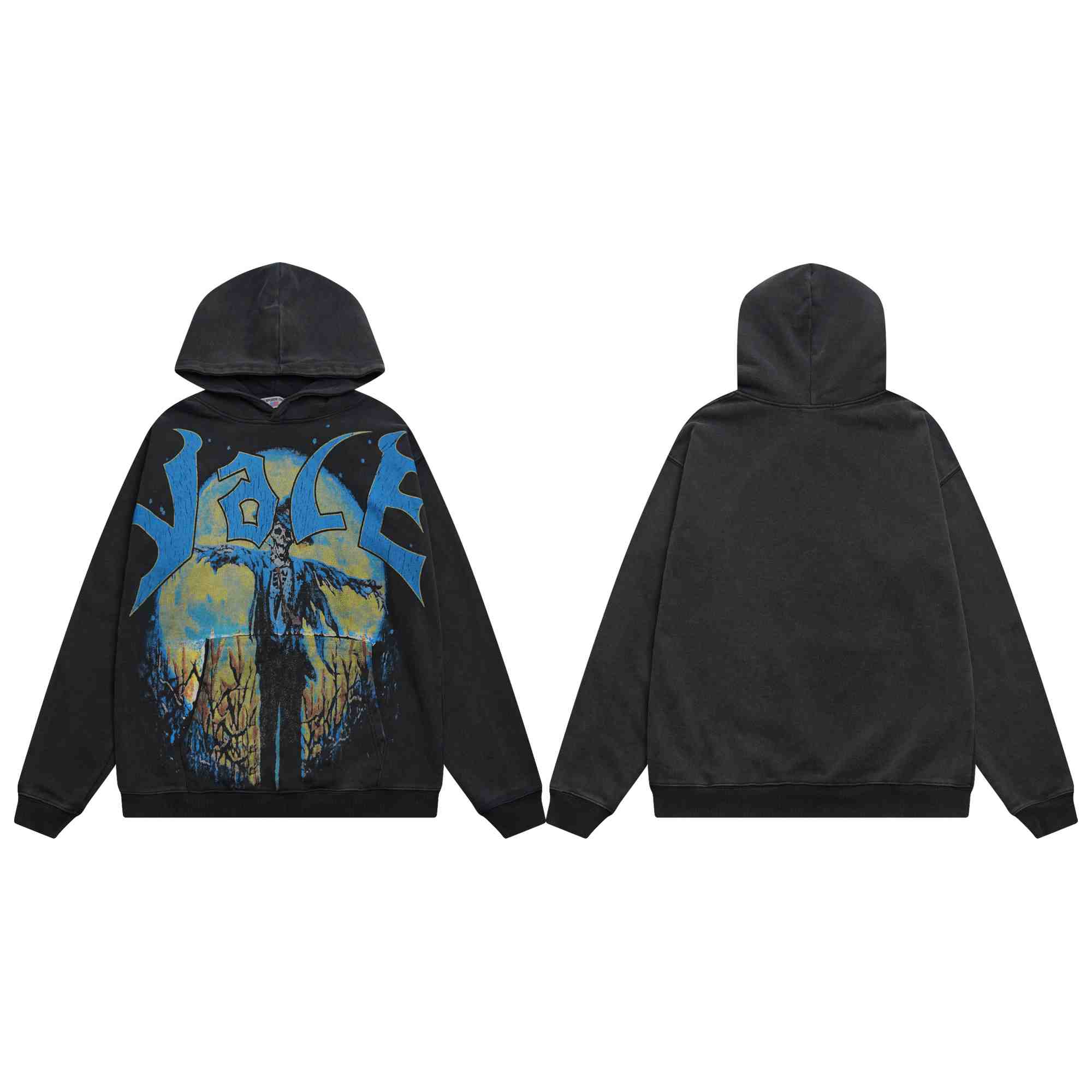 Vale Forever Scarecrow Pullover Hoodie 'Black' - DesignerGu