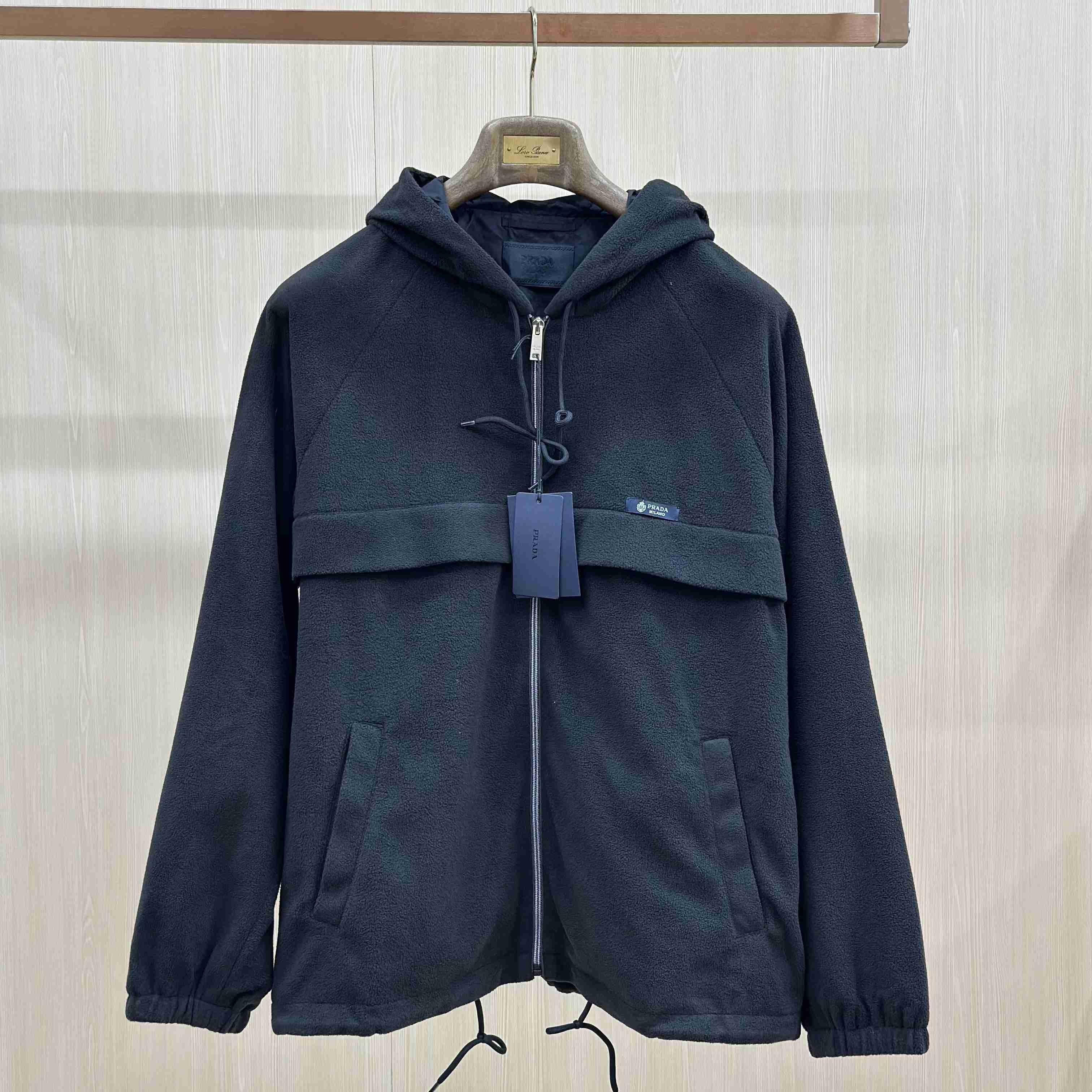 Prada Hooded Technical Fabric Blouson Jacket - DesignerGu