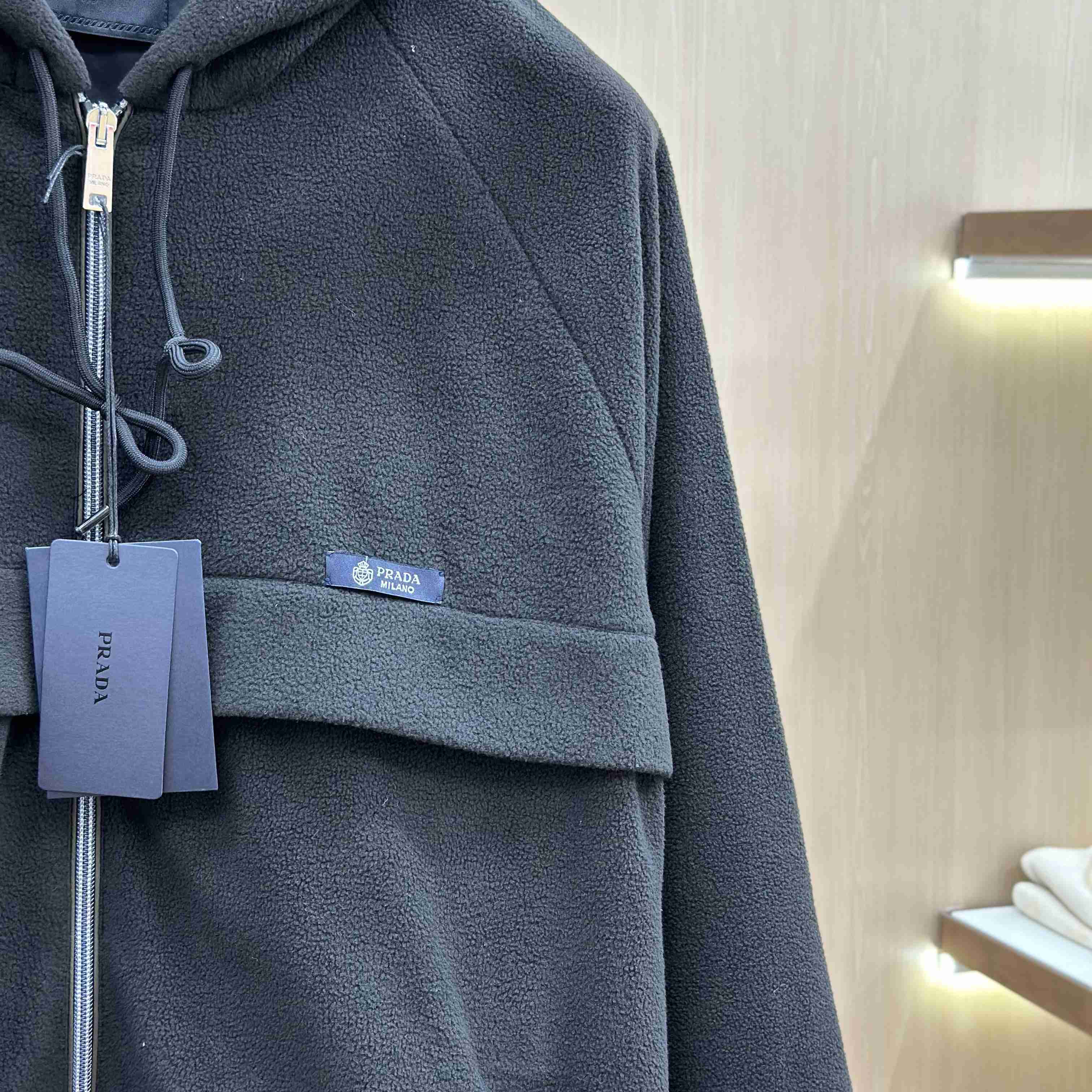 Prada Hooded Technical Fabric Blouson Jacket - DesignerGu