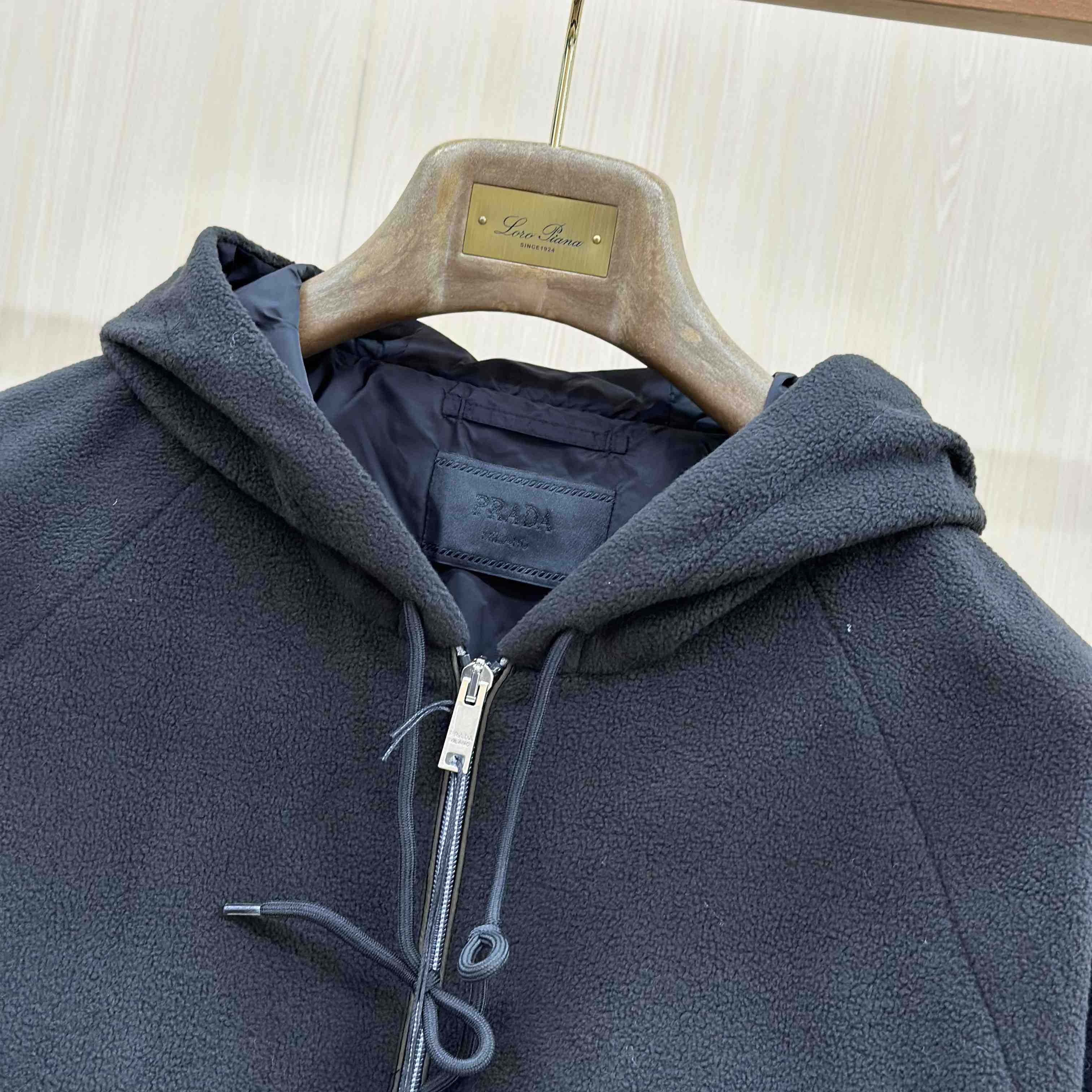 Prada Hooded Technical Fabric Blouson Jacket - DesignerGu