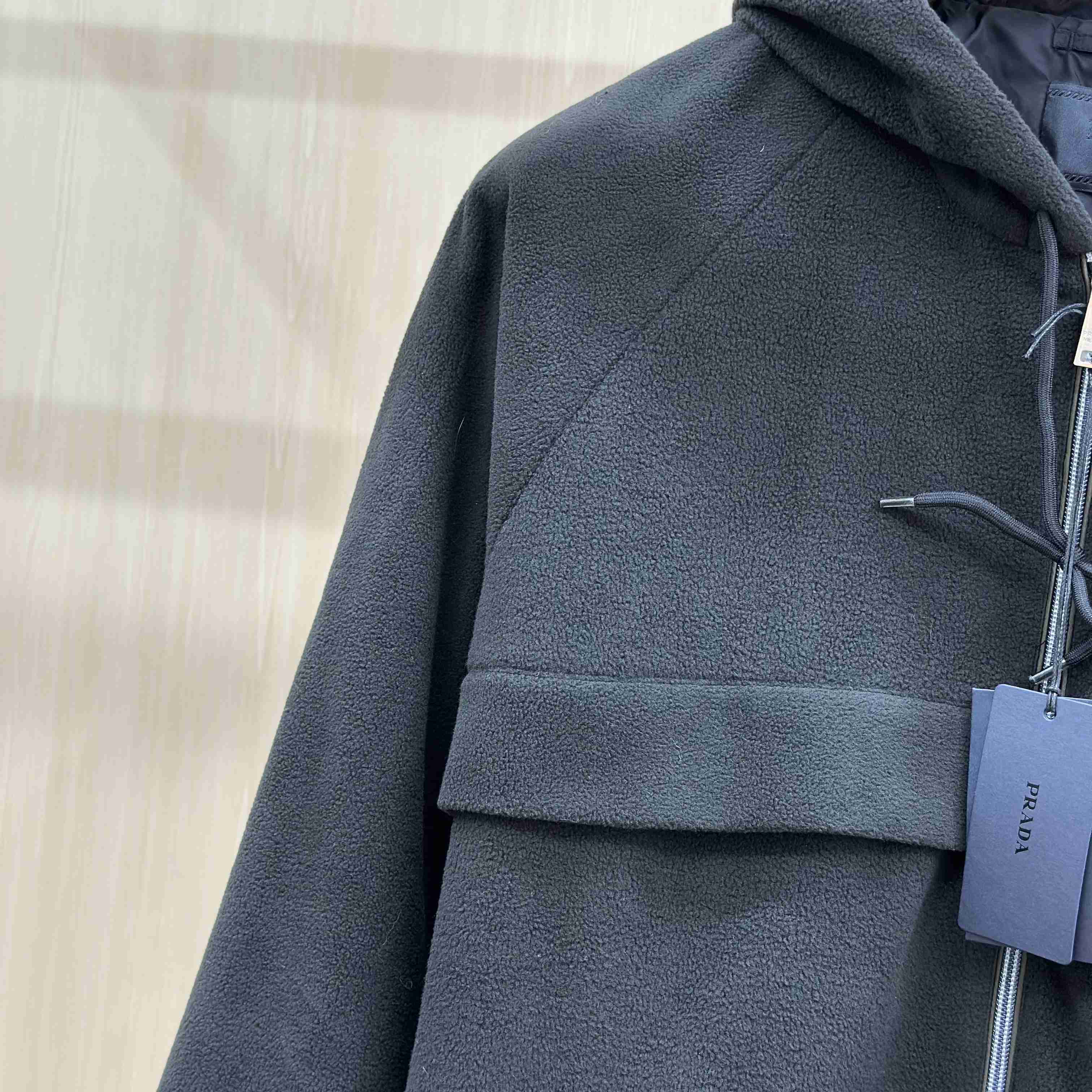 Prada Hooded Technical Fabric Blouson Jacket - DesignerGu
