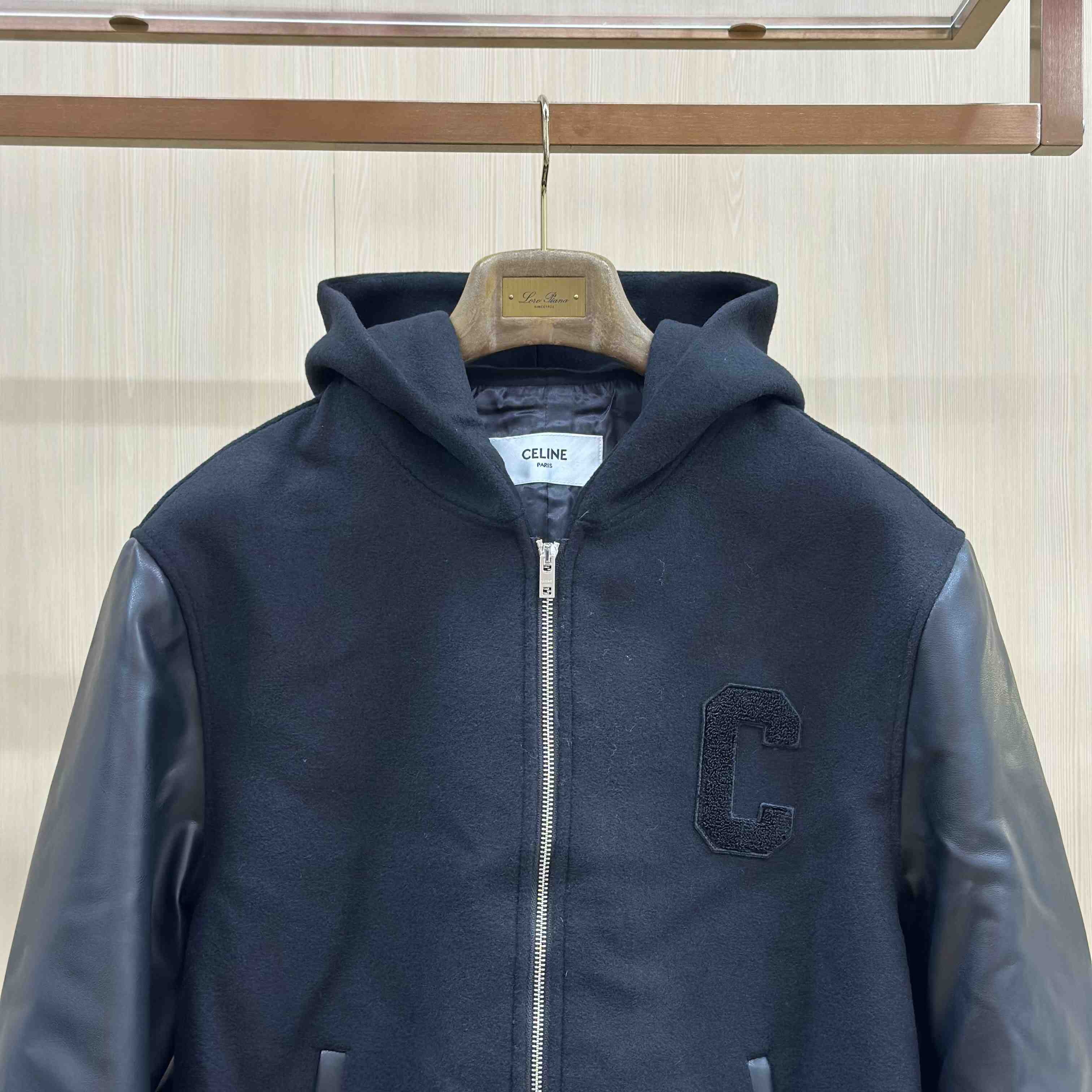 Celine Teddy Jacket In Double-Face Wool - DesignerGu