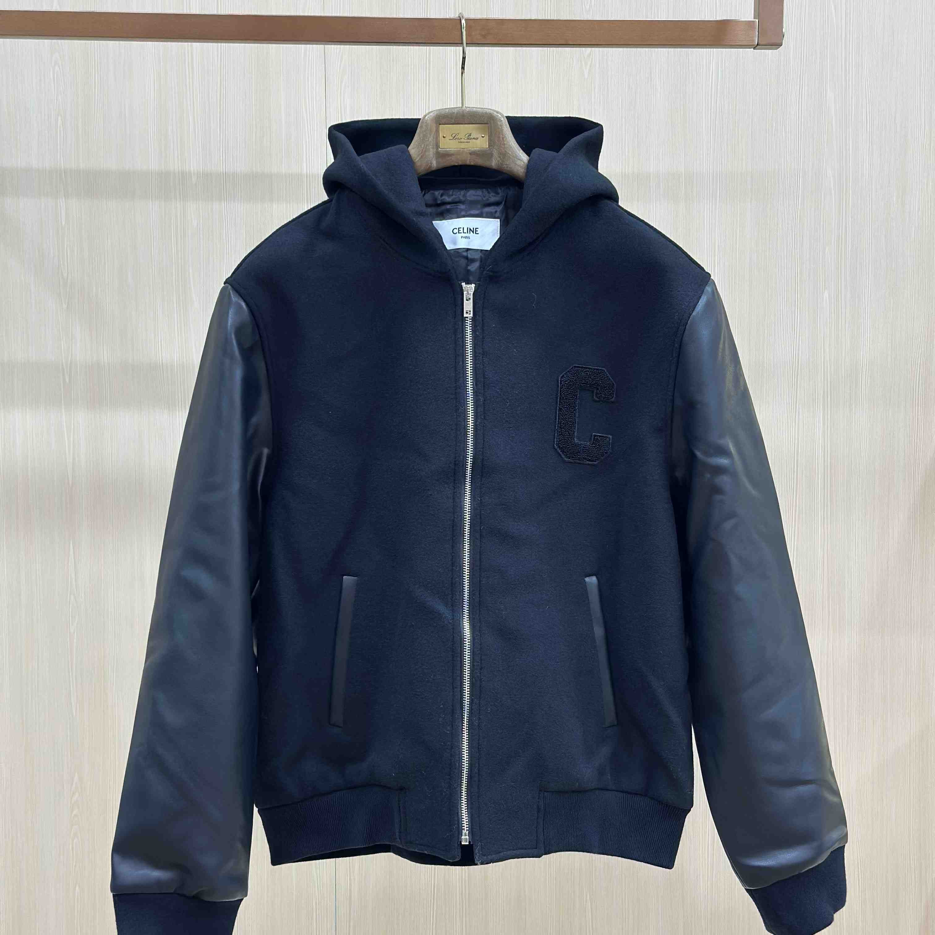 Celine Teddy Jacket In Double-Face Wool - DesignerGu