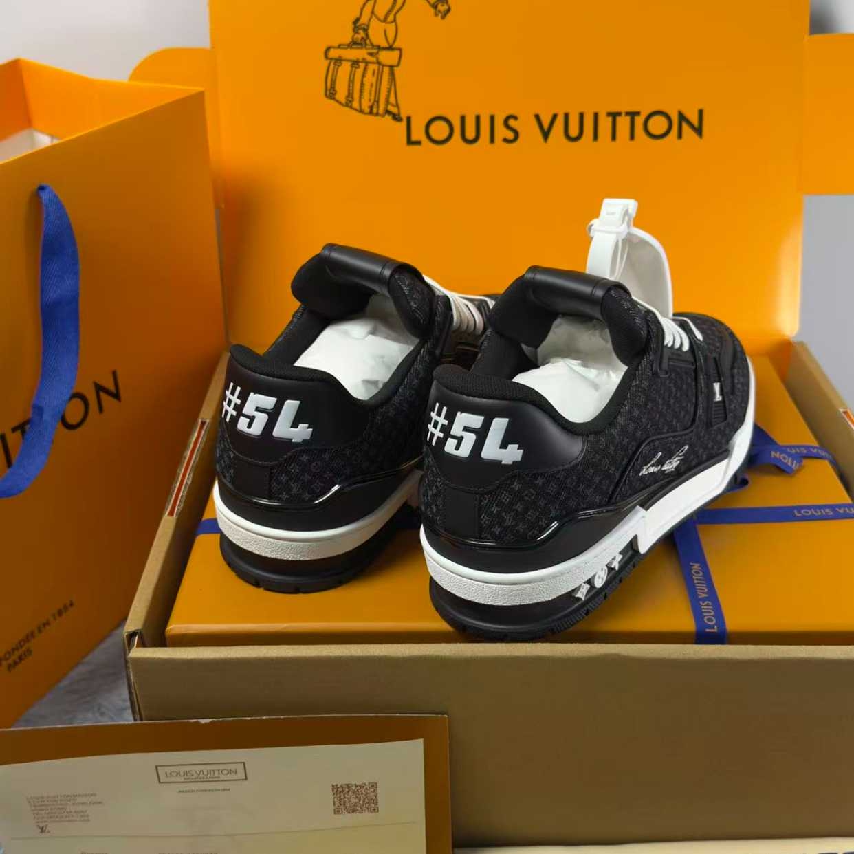 Louis Vuitton LV Trainer Sneaker 1AKPCE（upon uk size） - DesignerGu