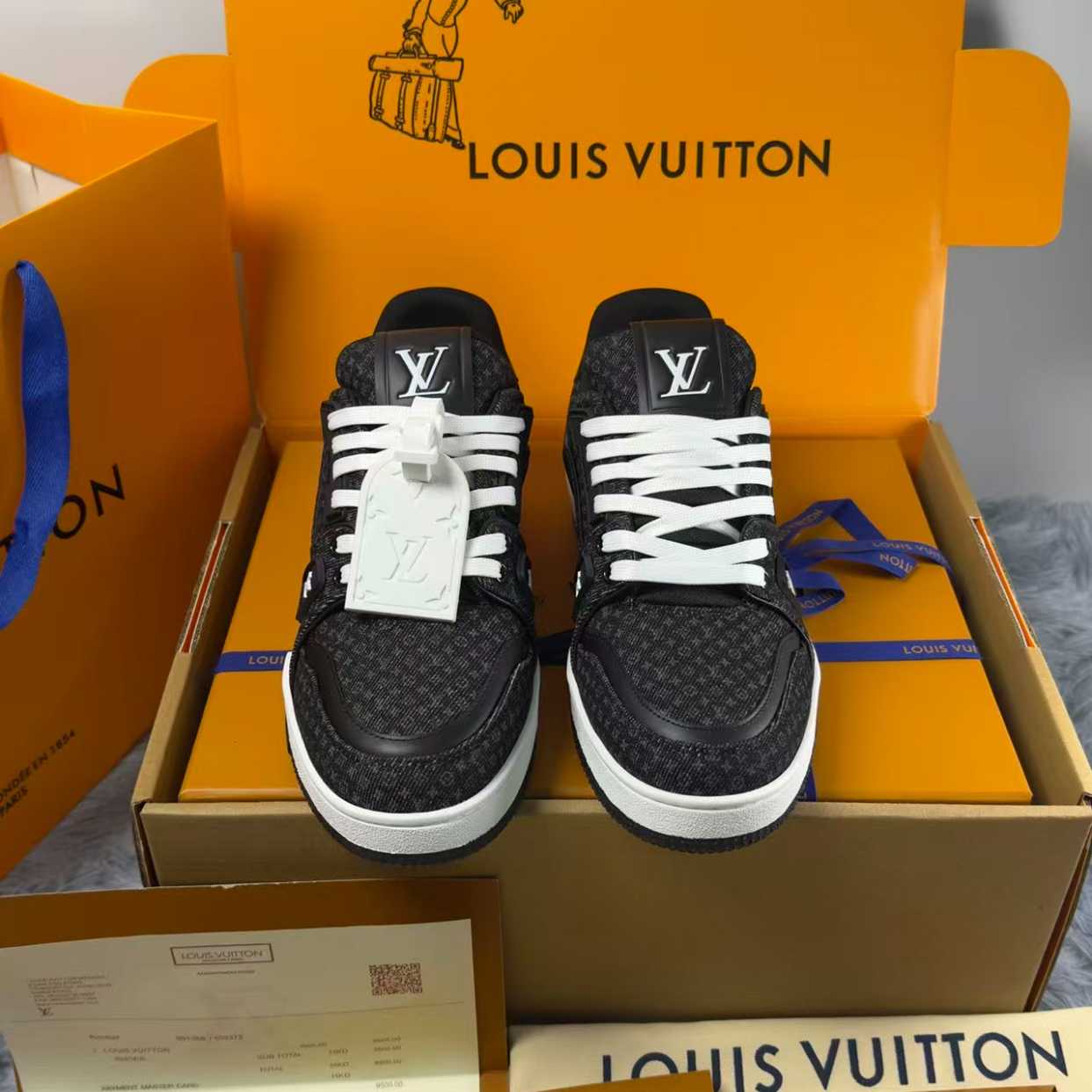 Louis Vuitton LV Trainer Sneaker 1AKPCE（upon uk size） - DesignerGu