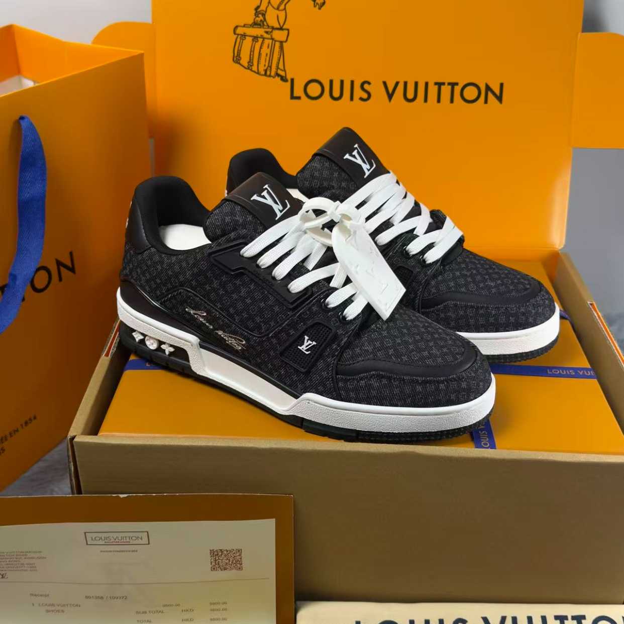 Louis Vuitton LV Trainer Sneaker 1AKPCE（upon uk size） - DesignerGu
