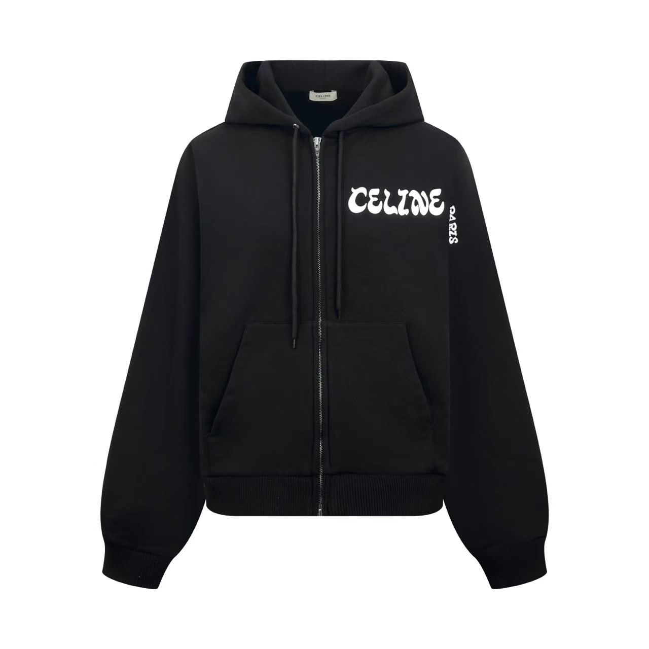 Celine Zipped Hoodie IN Cotton Fleece - DesignerGu