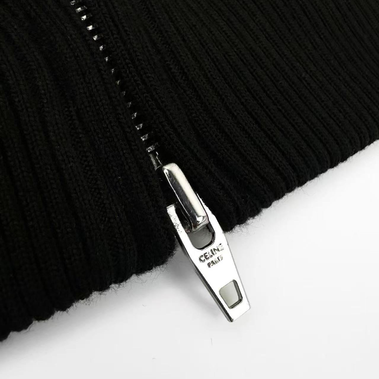 Celine Zipped Hoodie IN Cotton Fleece - DesignerGu