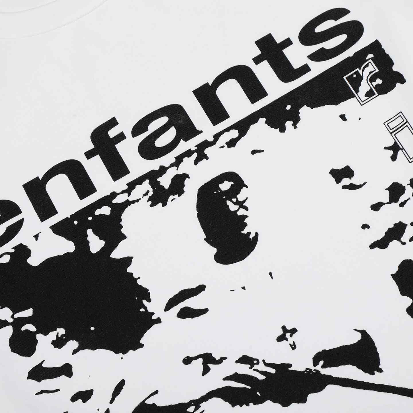 Enfants Riches Déprimés Nun/Gun Long-Sleeve T-Shirt 'Faded Ivory/Black' - DesignerGu