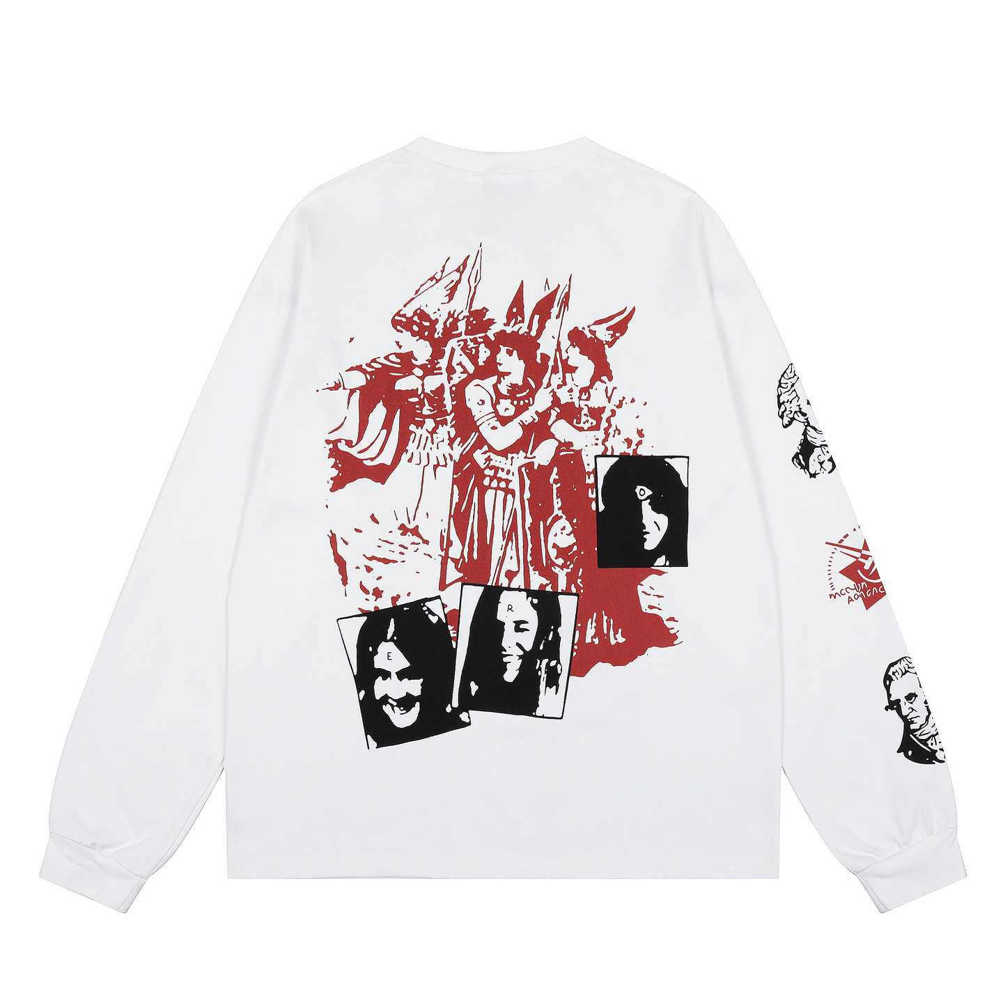 Enfants Riches Déprimés Living Altar Long-Sleeve T-Shirt 'Faded White' - DesignerGu