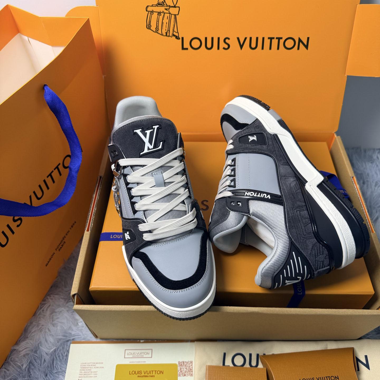 Louis Vuitton LV Trainer Sneaker 1AKP7S（upon uk size） - DesignerGu