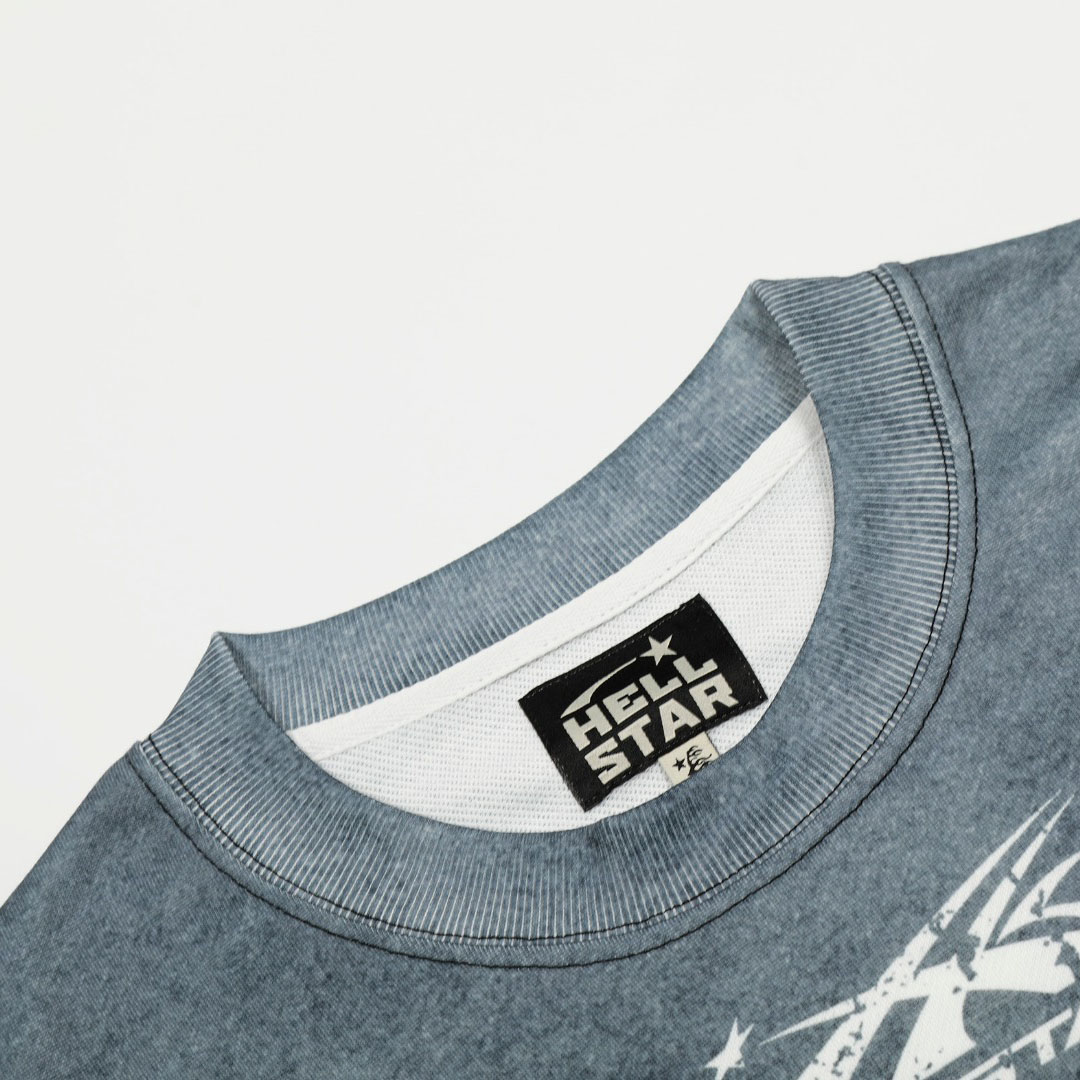 Hellstar Skeleton Longsleeve Grey - DesignerGu