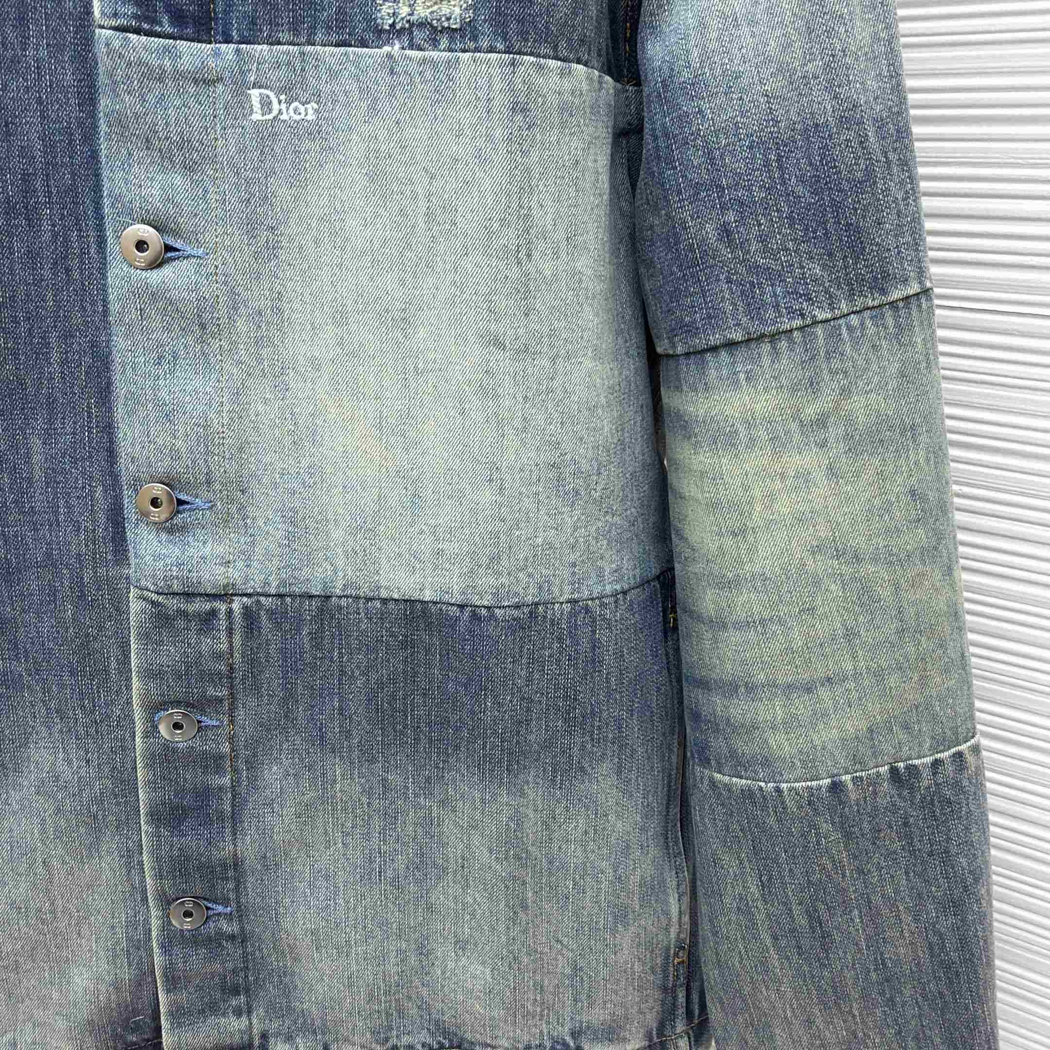 Dior Overshirt With Patchwork Effect - DesignerGu