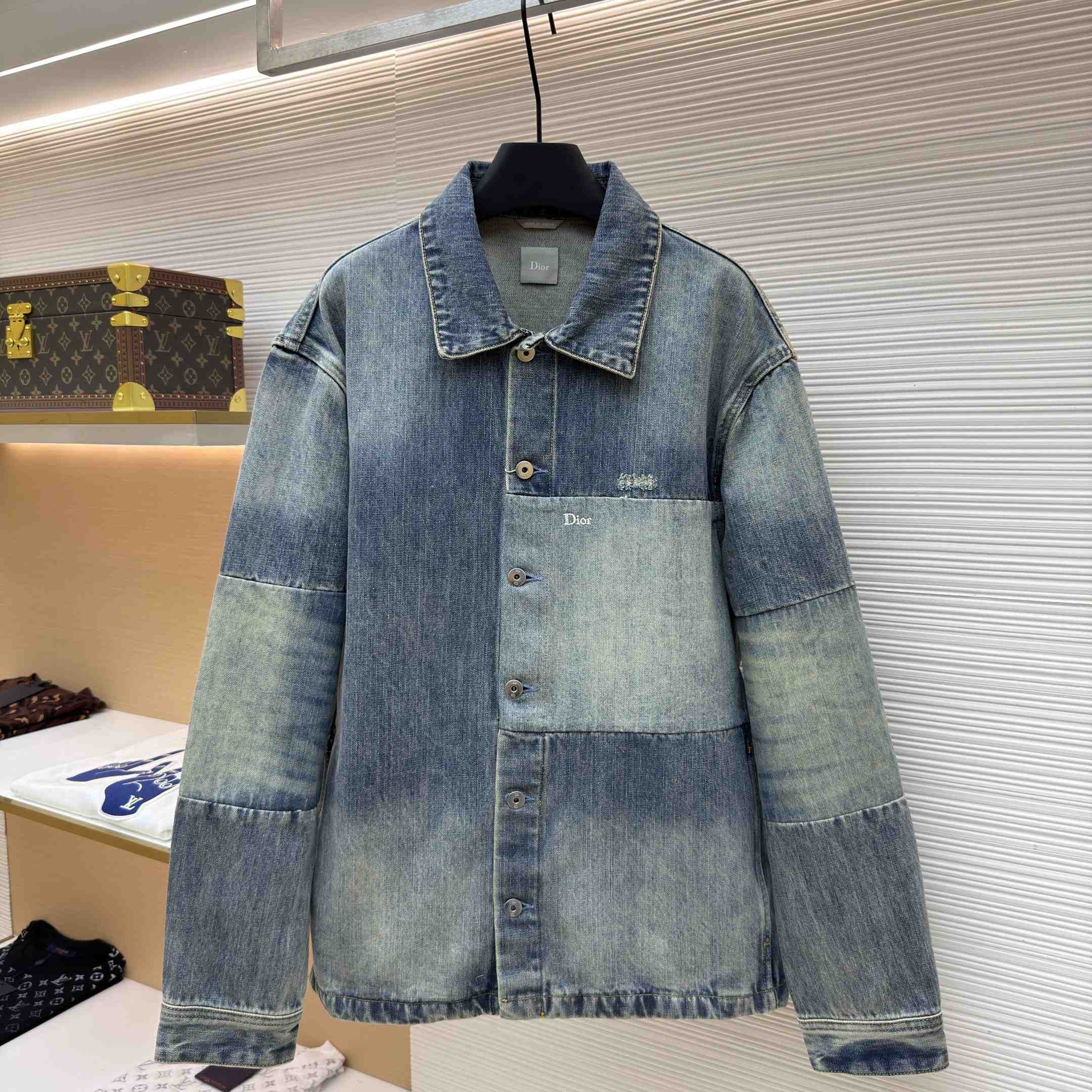 Dior Overshirt With Patchwork Effect - DesignerGu