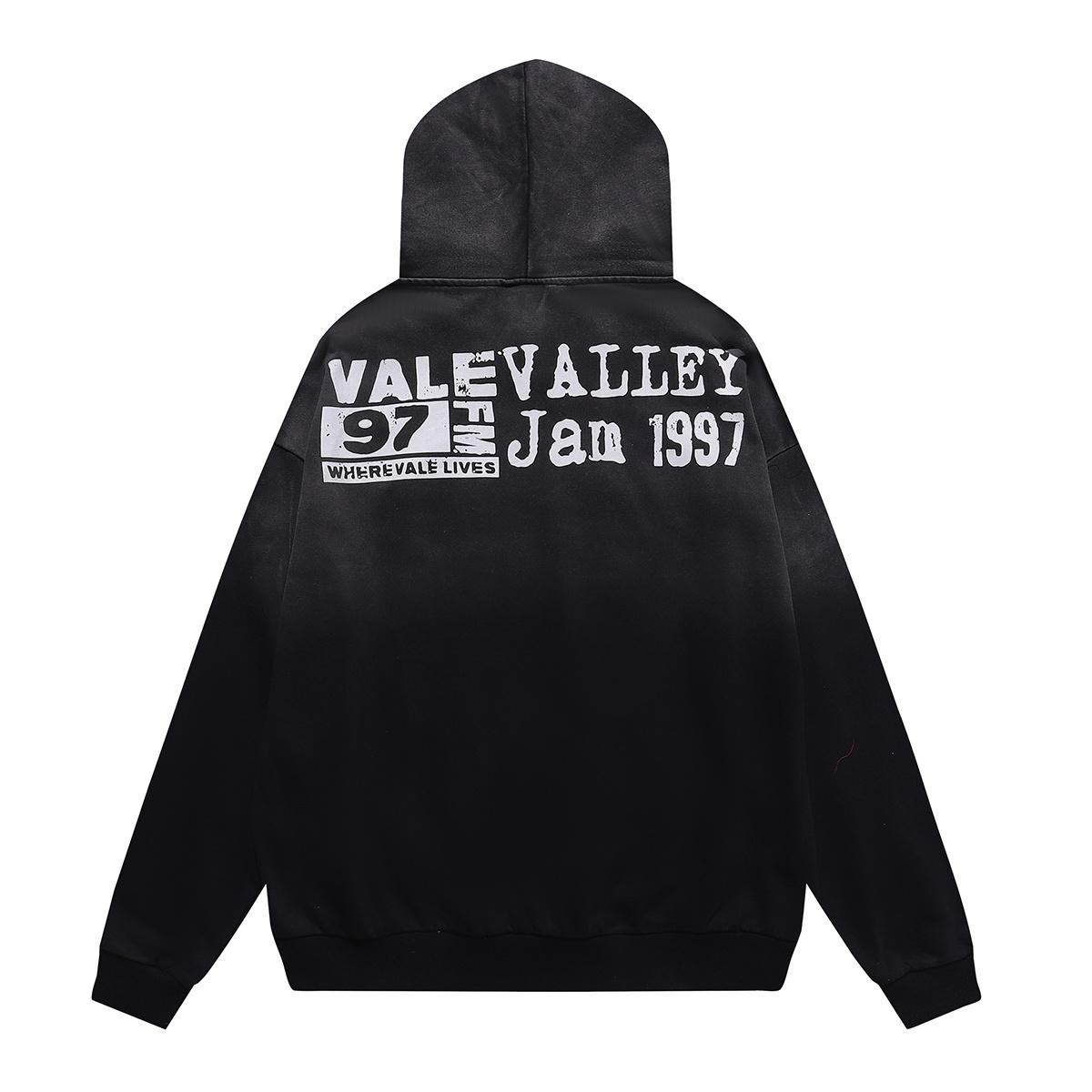 Vale Forever Big Chain Hoodie 'Black' - DesignerGu