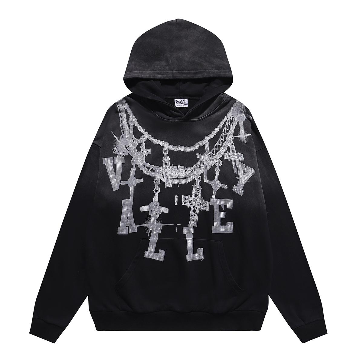 Vale Forever Big Chain Hoodie 'Black' - DesignerGu