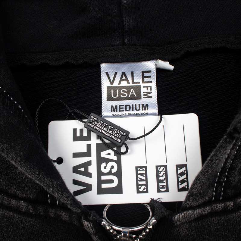 Vale Forever Hardy Boyz Zip Up 'Black' - DesignerGu