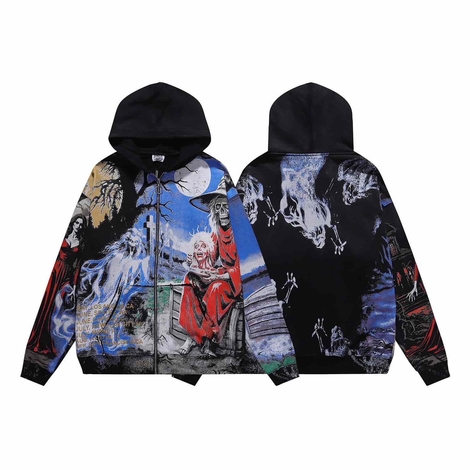 Vale Forever Ether Zip Up Hoodie 'Black' - DesignerGu