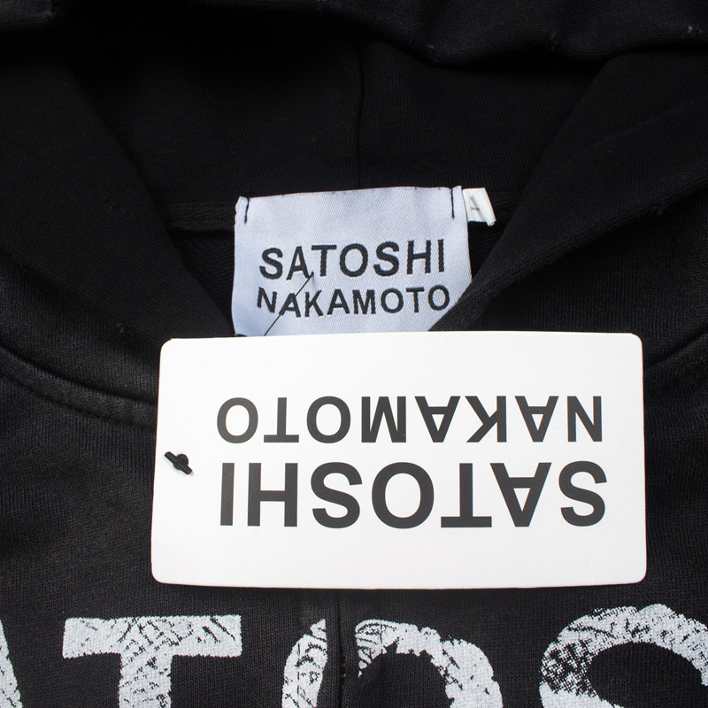 Satoshi Nakamoto Luke Distressed Effect Hoodie - DesignerGu